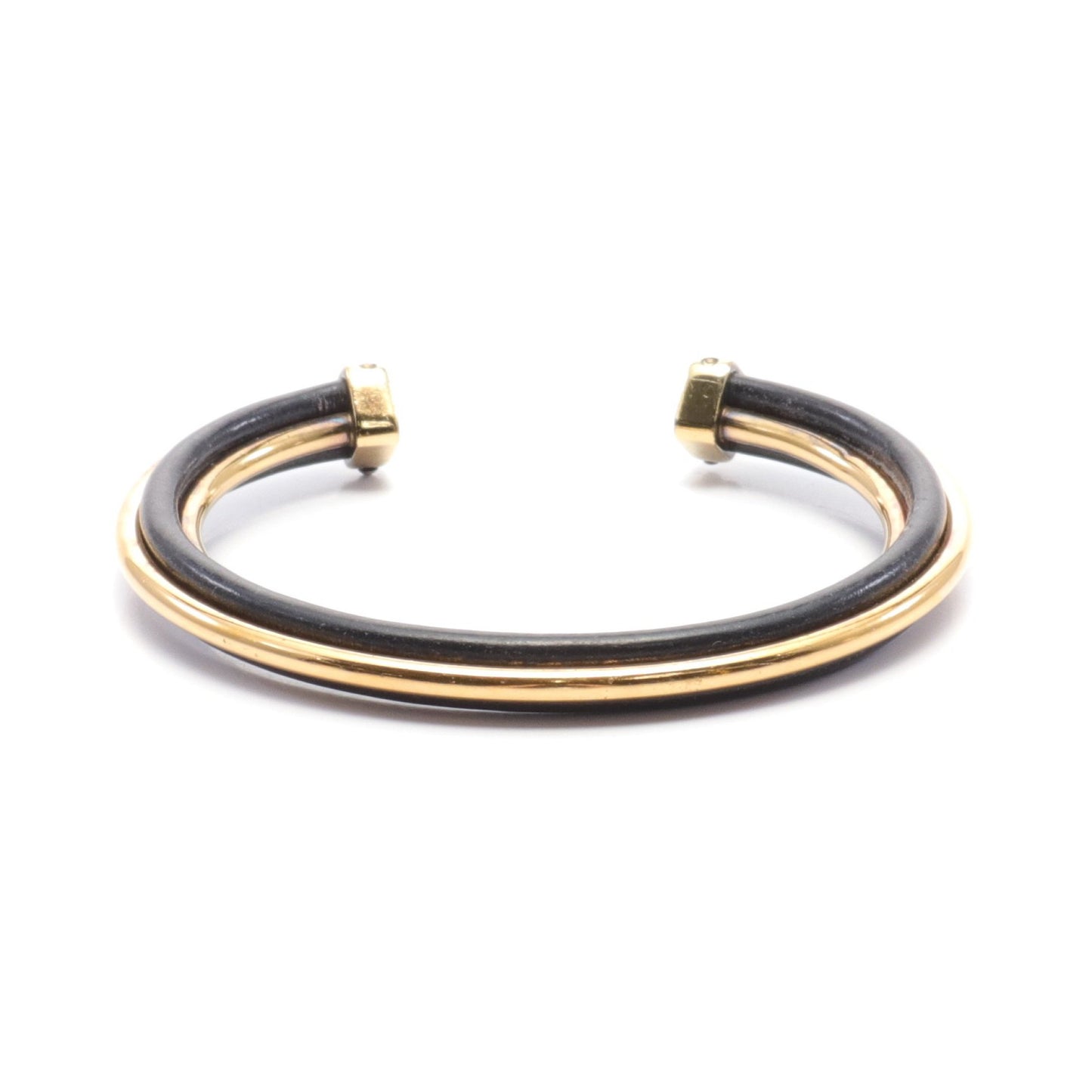 バングル レザー GP ブラック ゴールド エルメス アクセサリー HERMES