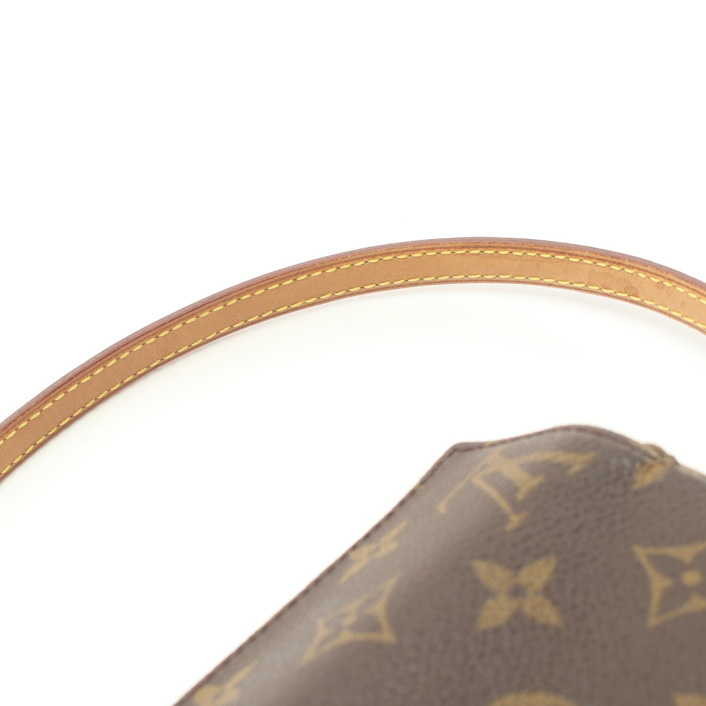 レシタル モノグラム ハンドバッグ PVC レザー ブラウン ルイヴィトン バッグ LOUIS VUITTON