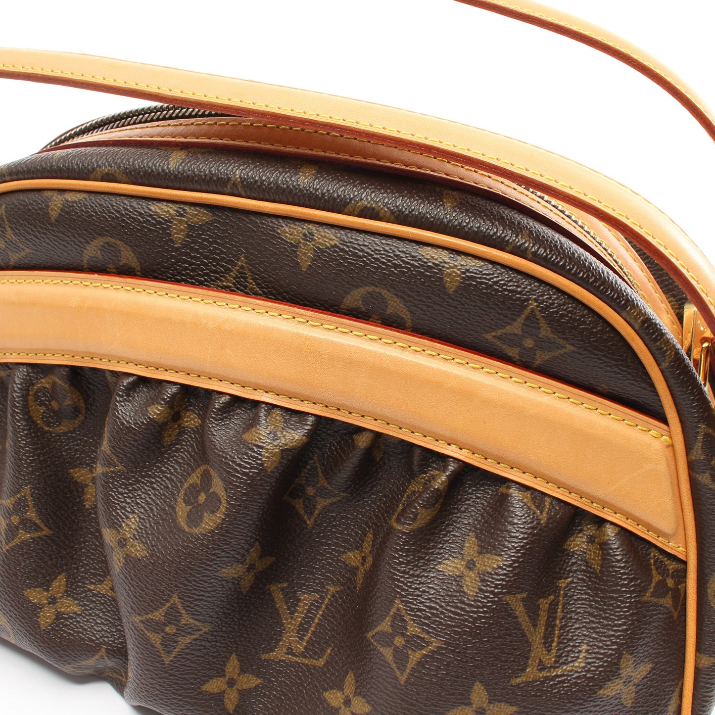 クララ モノグラム ショルダーバッグ PVC レザー ブラウン ルイヴィトン バッグ LOUIS VUITTON