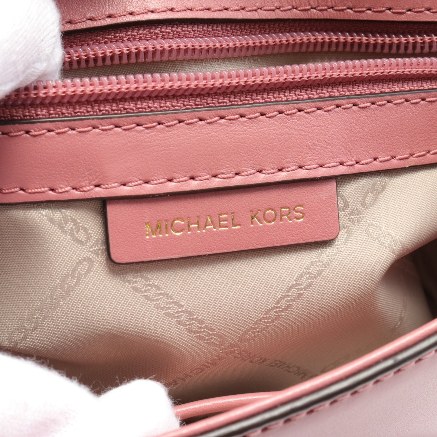 Ava Extra-Small Leather Crossbody ハンドバッグ レザー ピンクブラウン 2WAY マイケルコース バッグ MICHAEL KORS