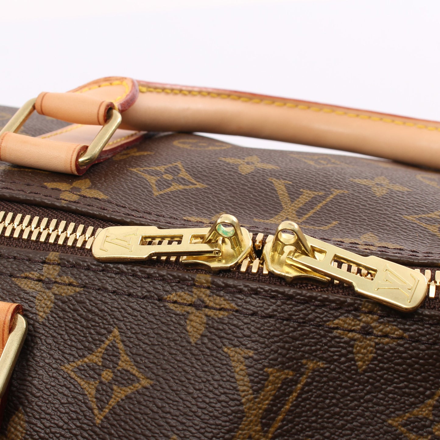 キーポル60 モノグラム ボストンバッグ PVC レザー ブラウン ルイヴィトン バッグ LOUIS VUITTON
