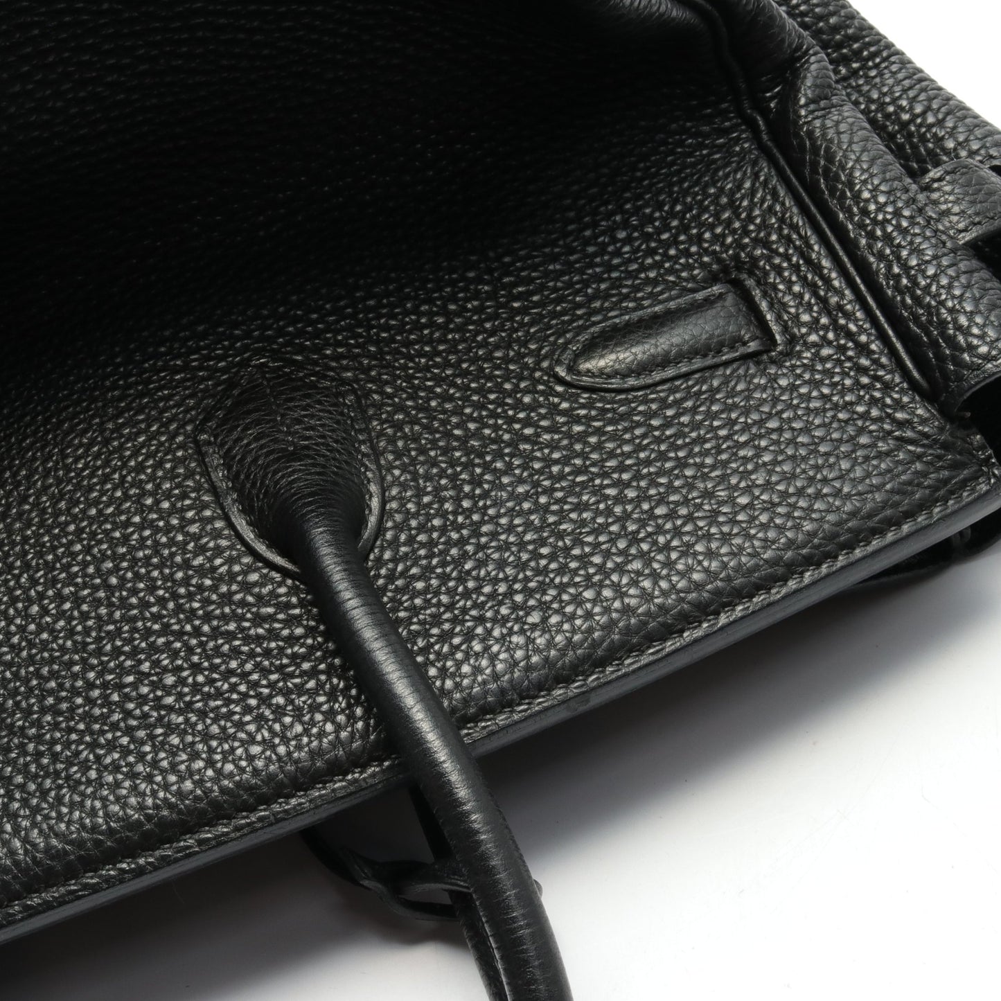 バーキン35 ハンドバッグ トリヨンクレマンス ブラック シルバー金具 □I刻印 エルメス バッグ HERMES