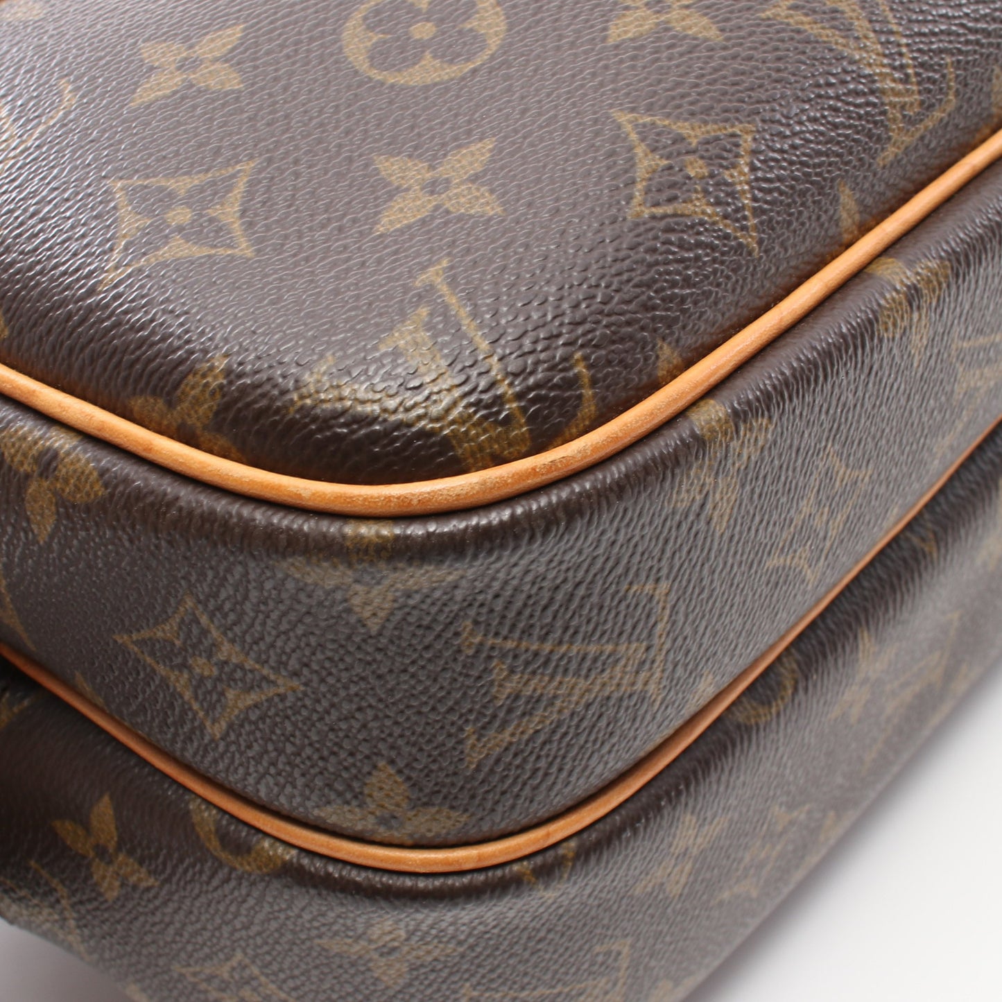 リポーターPM モノグラム ショルダーバッグ PVC レザー ブラウン ルイヴィトン バッグ LOUIS VUITTON