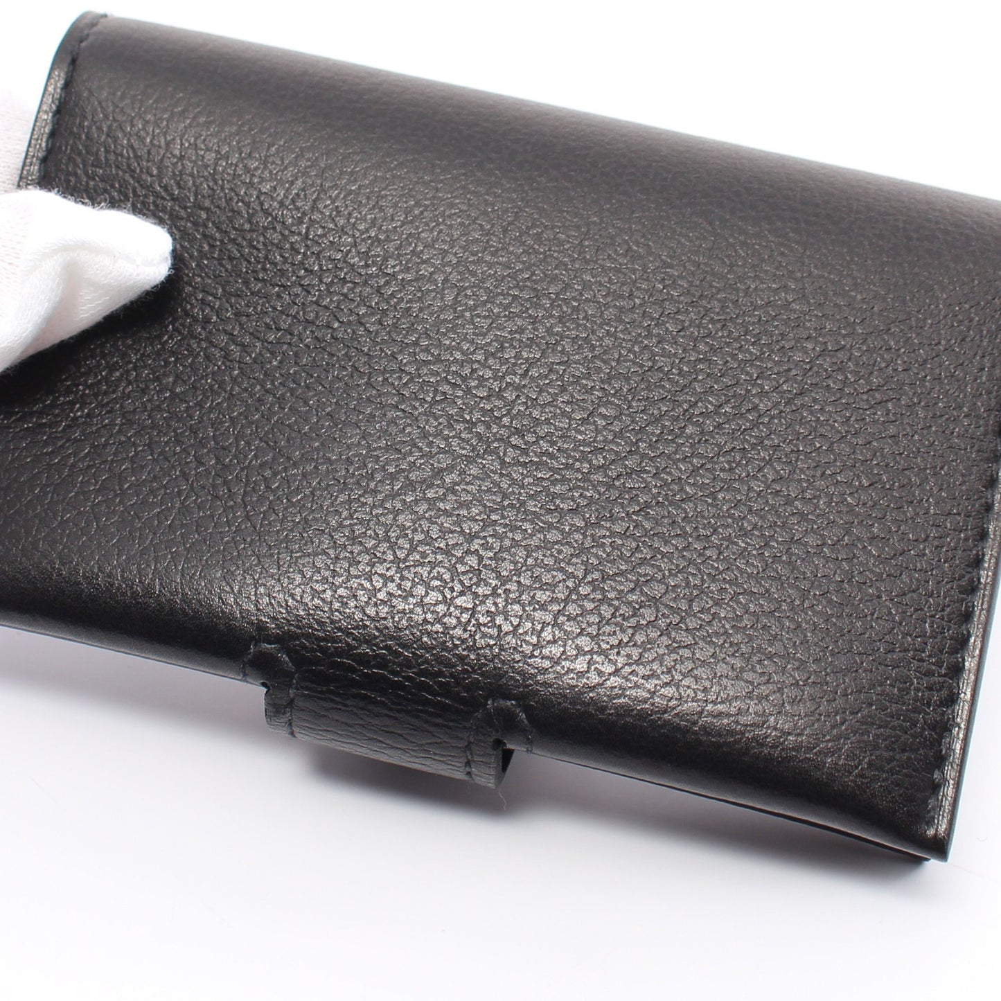 RMS カードケース エバーグレイン ブラック シルバー金具 D刻印 エルメス 財布・小物 HERMES