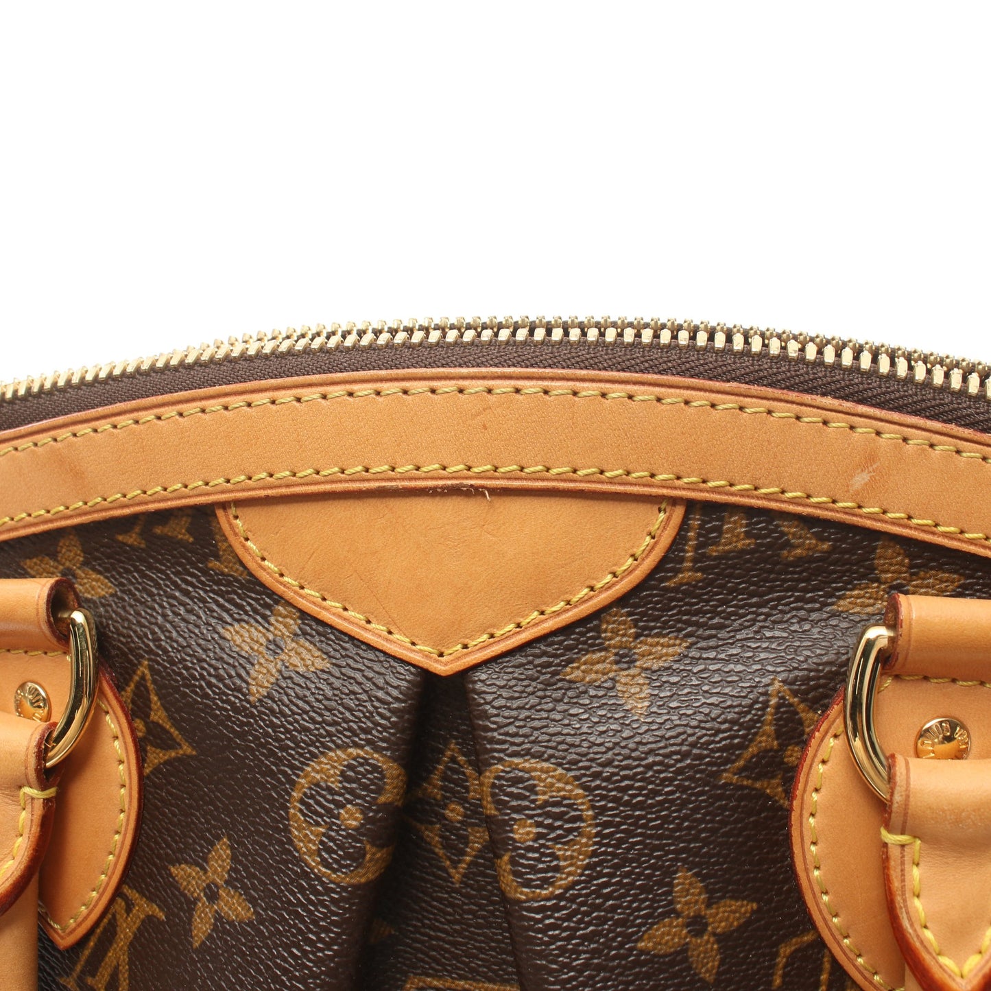 ティヴォリPM モノグラム ハンドバッグ PVC レザー ブラウン ルイヴィトン バッグ LOUIS VUITTON