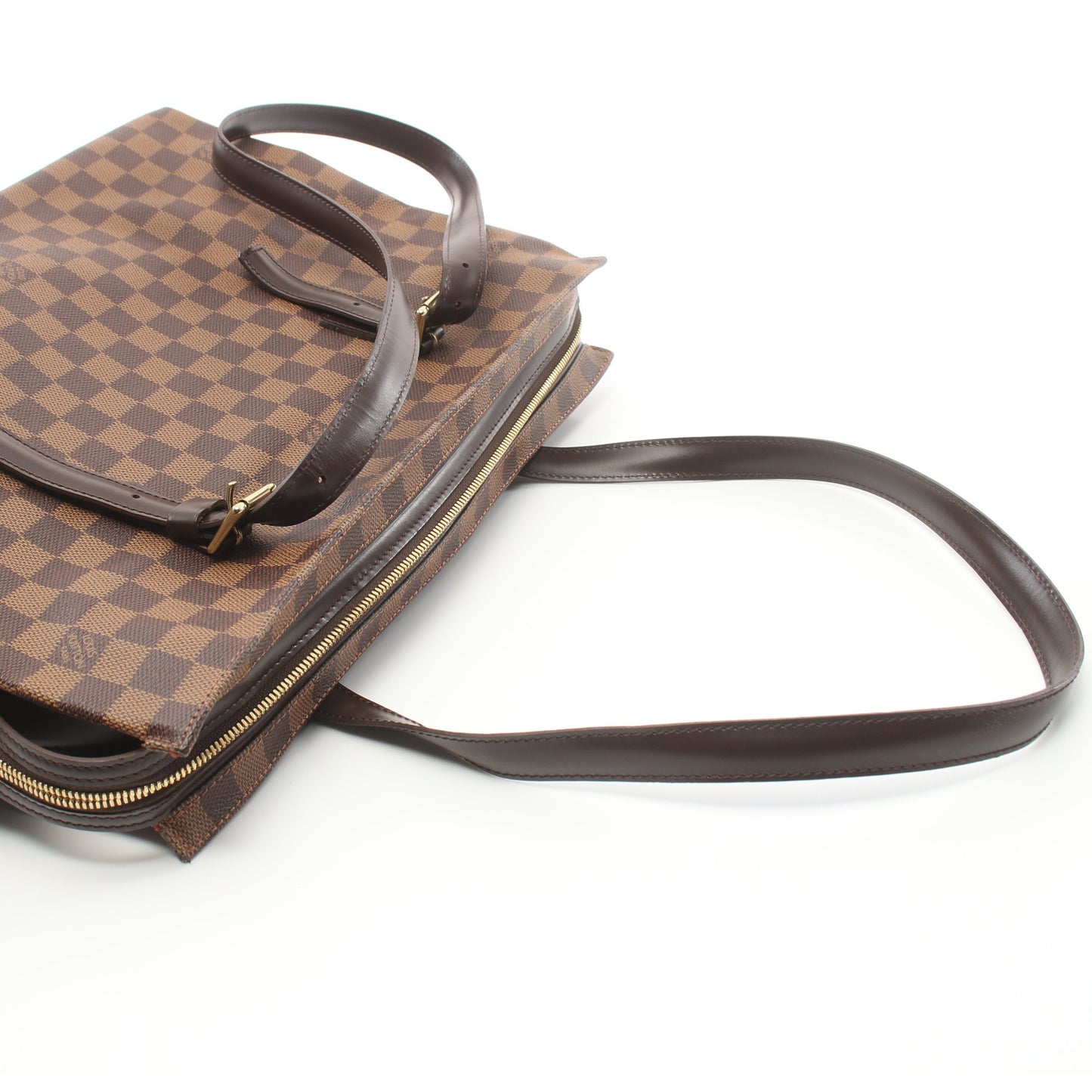チェルシー ダミエエベヌ ショルダーバッグ トートバッグ PVC レザー ブラウン ルイヴィトン バッグ LOUIS VUITTON