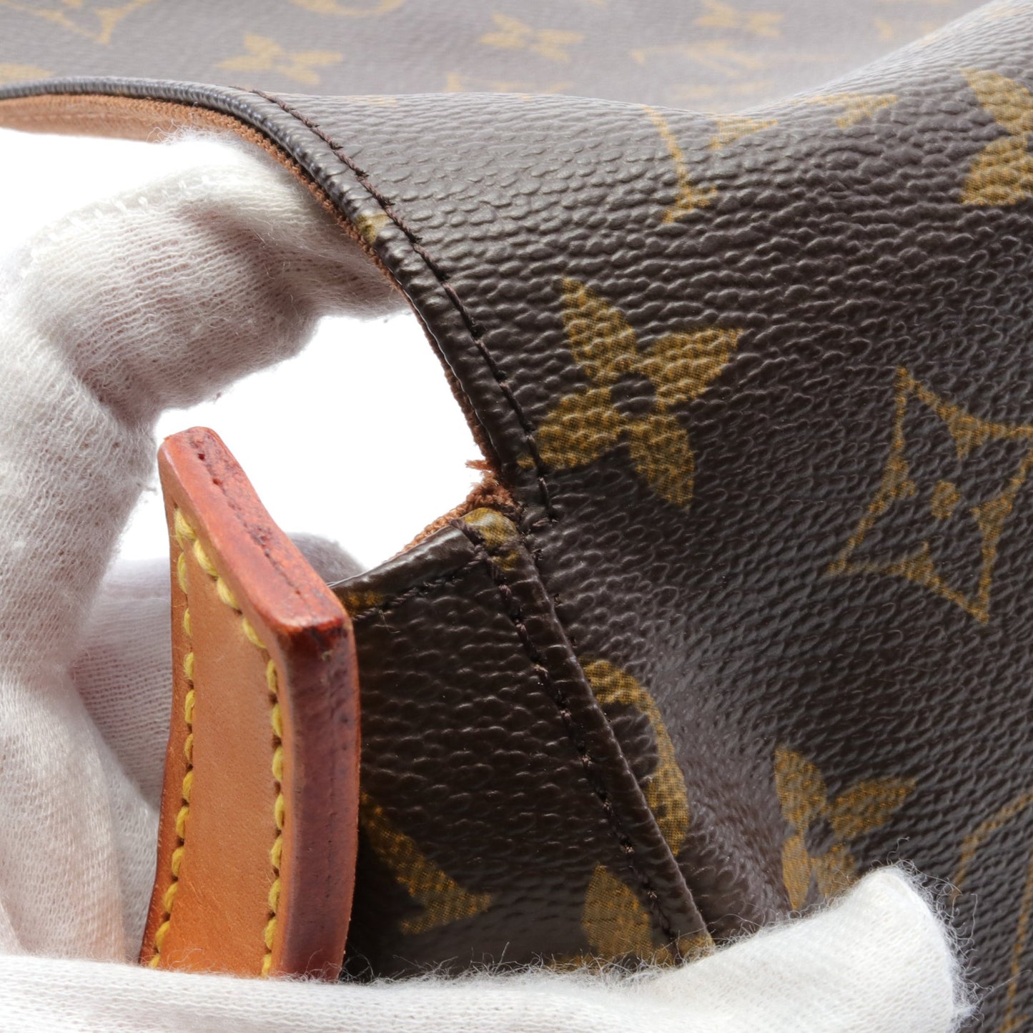 ミニルーピング モノグラム ハンドバッグ PVC レザー ブラウン ルイヴィトン バッグ LOUIS VUITTON