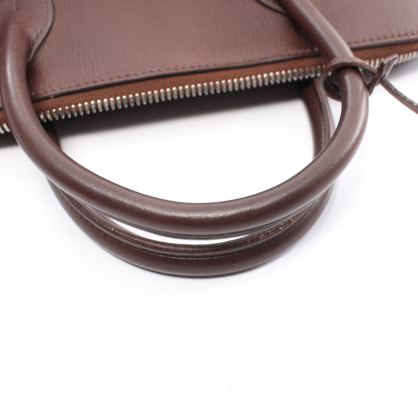 ボリード1923 30 ハバナ ハンドバッグ ヴォースイフト ダークブラウン シルバー金具 □I刻印 エルメス バッグ HERMES
