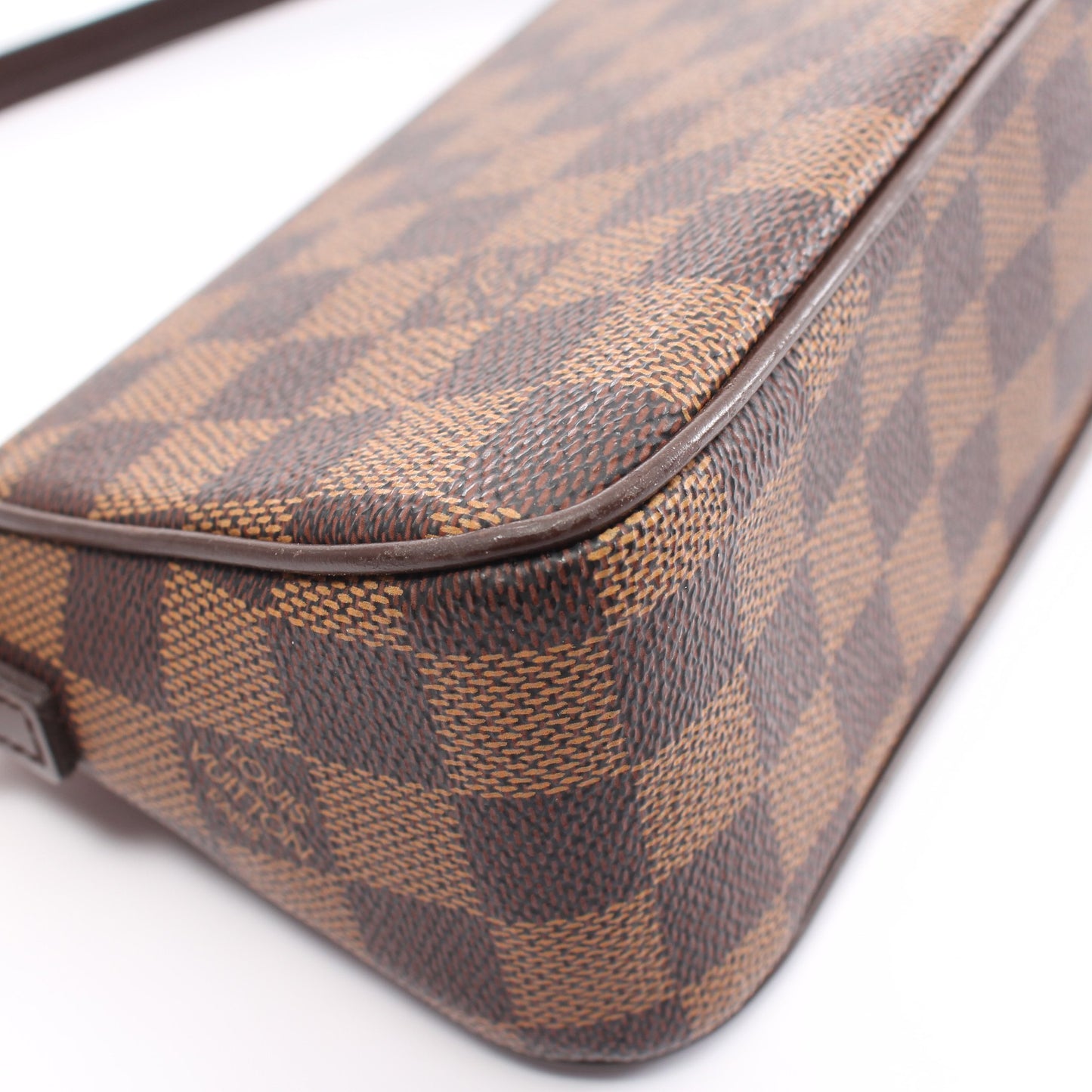 レコレータ ダミエエベヌ ハンドバッグ PVC レザー ブラウン ルイヴィトン バッグ LOUIS VUITTON