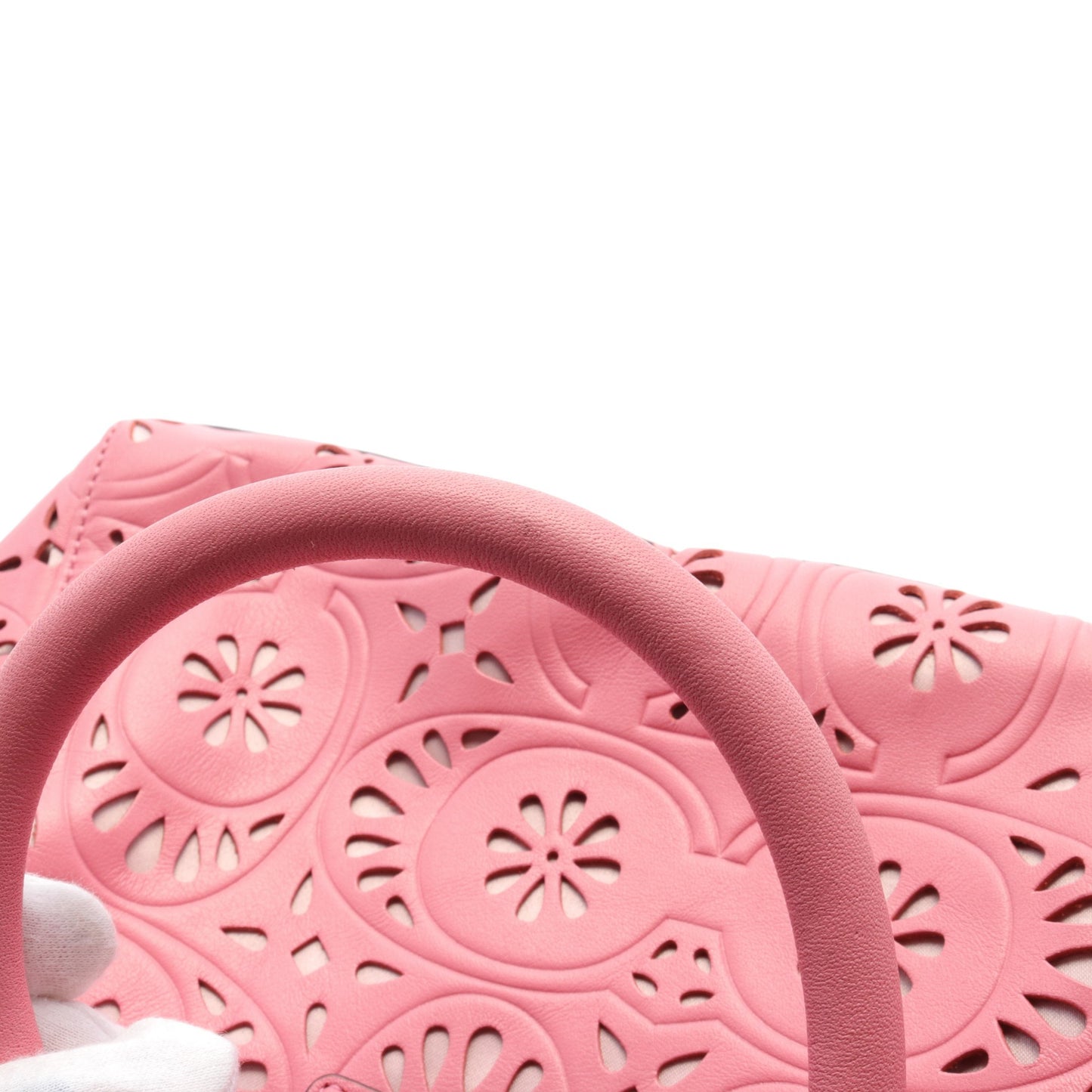 アシュリー レースレザー サッチェル ハンドバッグ レザー ピンク 2WAY コーチ バッグ COACH