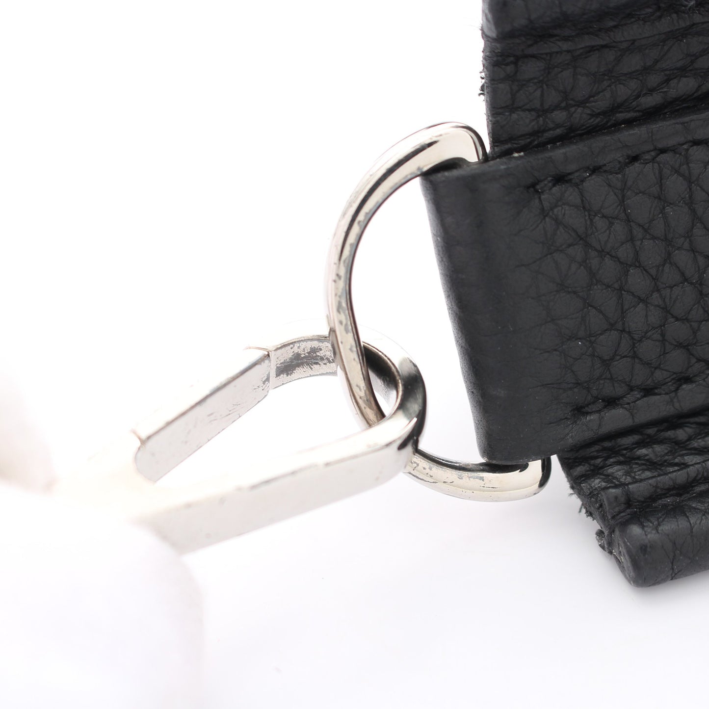 エブリン1 アン PM ショルダーバッグ トゴ ブラック シルバー金具 □O刻印 エルメス バッグ HERMES