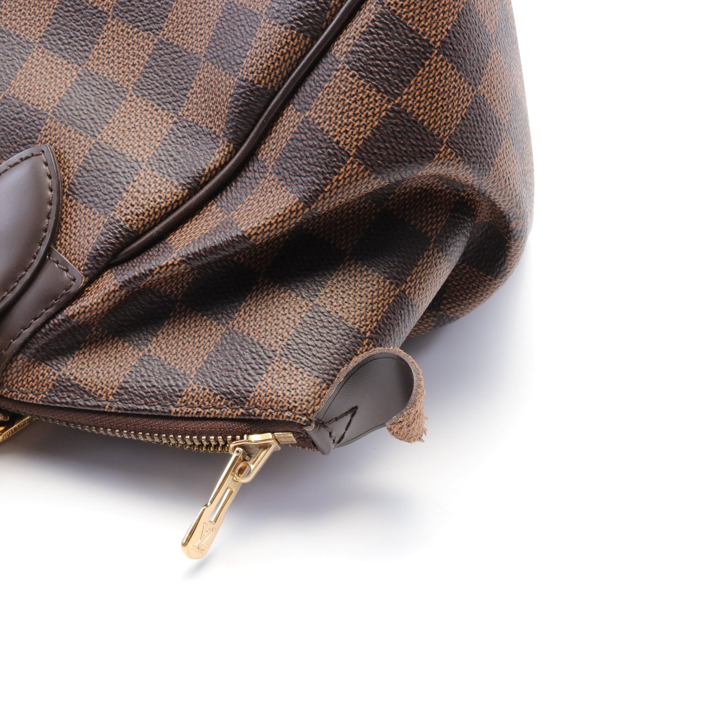ヴェローナPM ダミエエベヌ ショルダーバッグ PVC レザー ブラウン ルイヴィトン バッグ LOUIS VUITTON