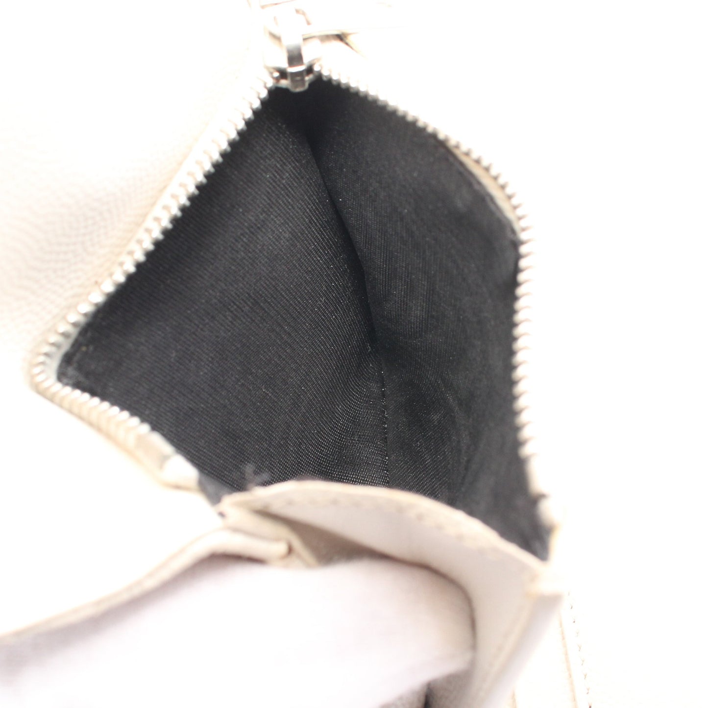 モノグラム サンローラン 三つ折り財布 レザー オフホワイト サンローランパリ 財布・小物 SAINT LAURENT PARIS