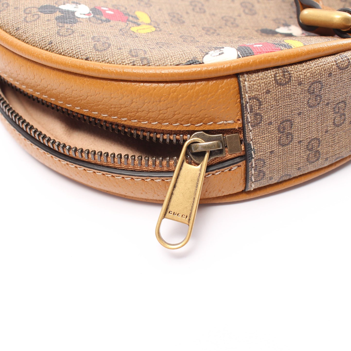 GUCCI×Disney エボニー ミニGGスプリーム ミニリュック バックパック PVC レザー ブラウン マルチカラー グッチ バッグ GUCCI