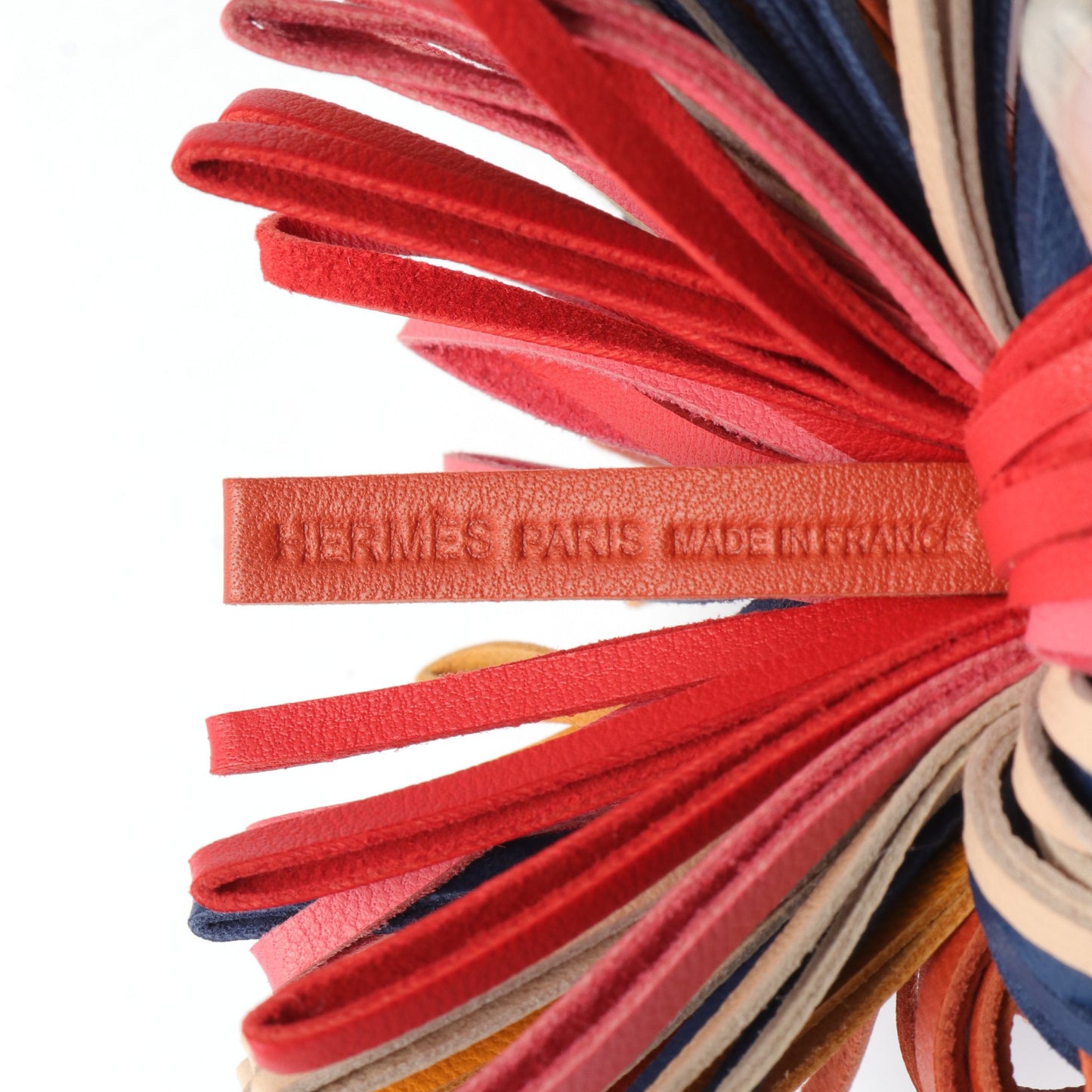 カルメン バッグチャーム キーホルダー アニョーミロ ライトブラウン マルチカラー シルバー金具 エルメス 財布・小物 HERMES