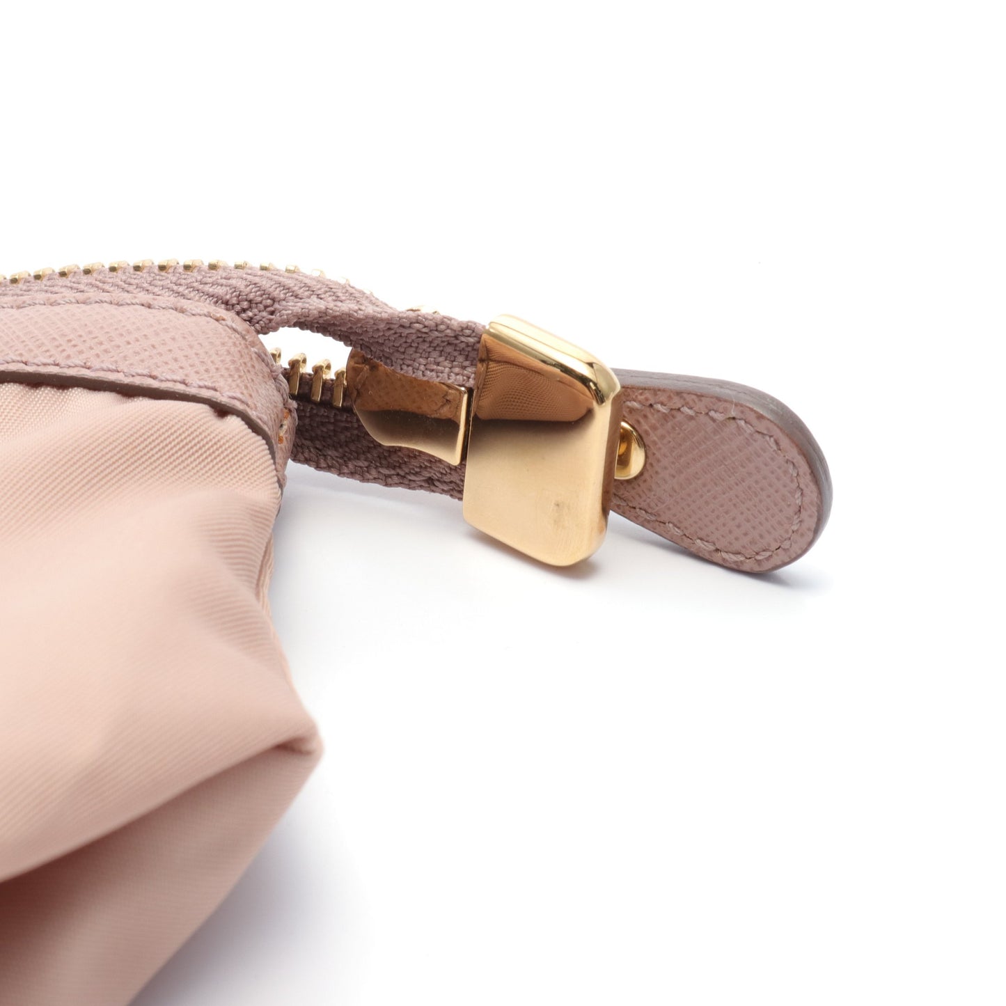 ヴァラリボン ポーチ ナイロン レザー ピンクベージュ サルヴァトーレフェラガモ 財布・小物 Salvatore Ferragamo