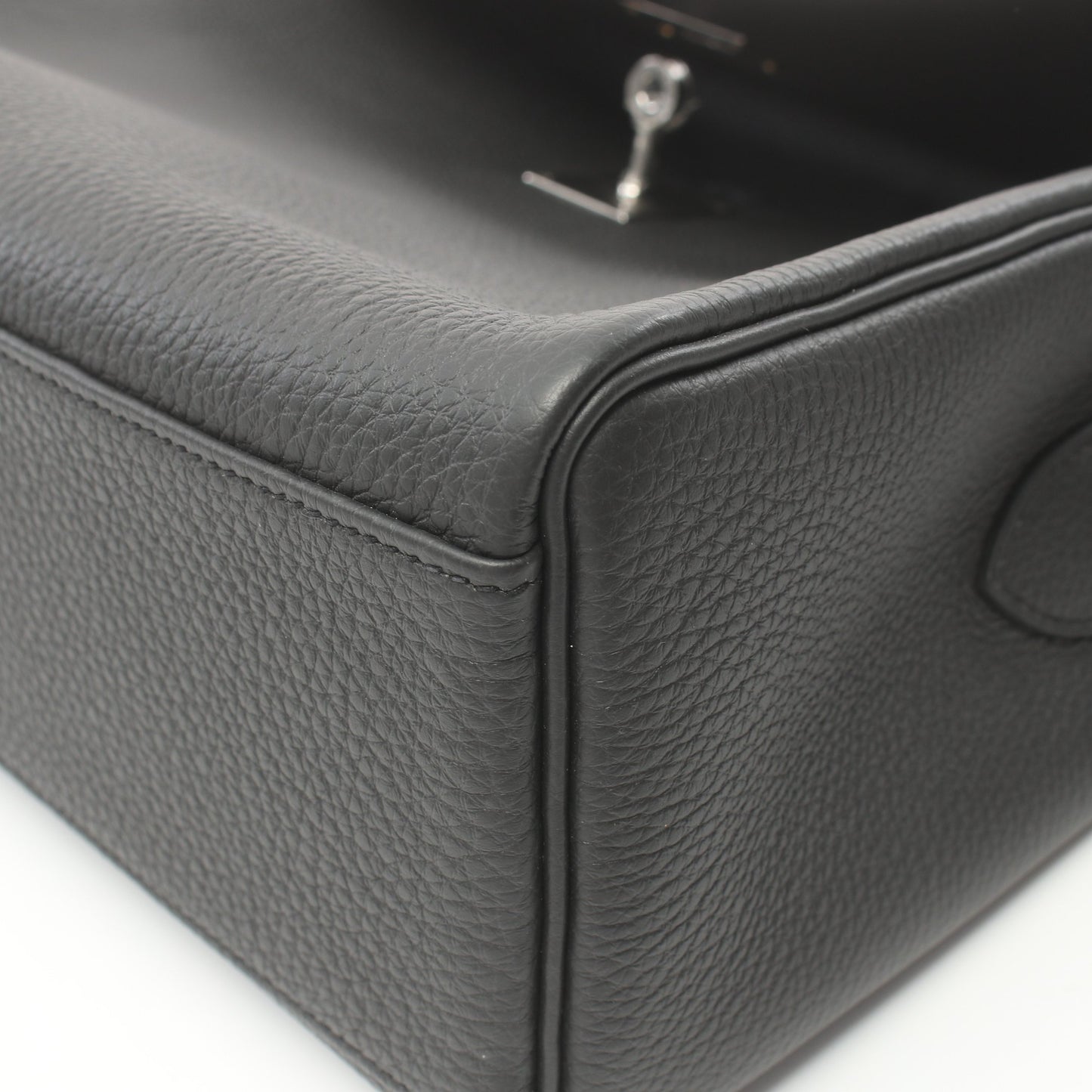 ケリーメッセンジャーGM ショルダーバッグ トゴ ダークグレー シルバー金具 内縫い B刻印 エルメス バッグ HERMES