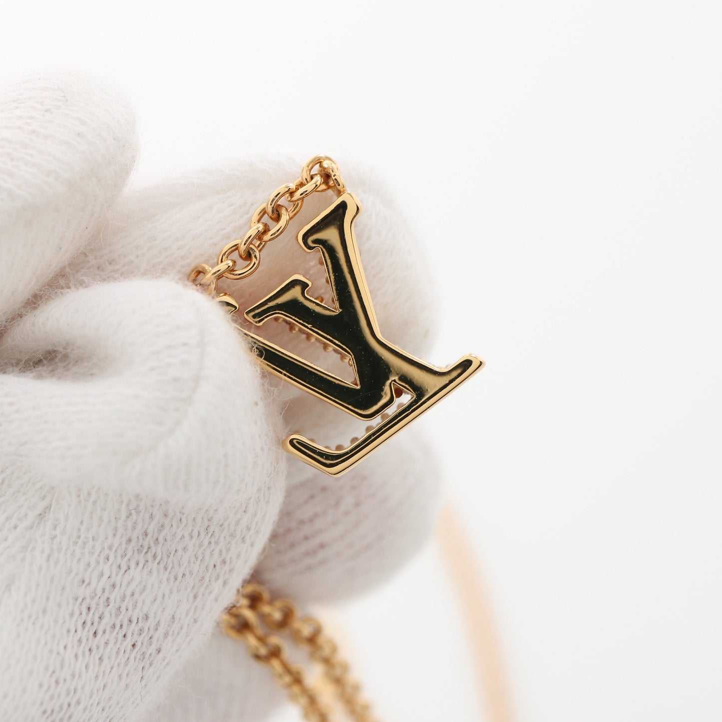コリエ LV アイコニック ネックレス GP ラインストーン ゴールド クリア ルイヴィトン アクセサリー LOUIS VUITTON