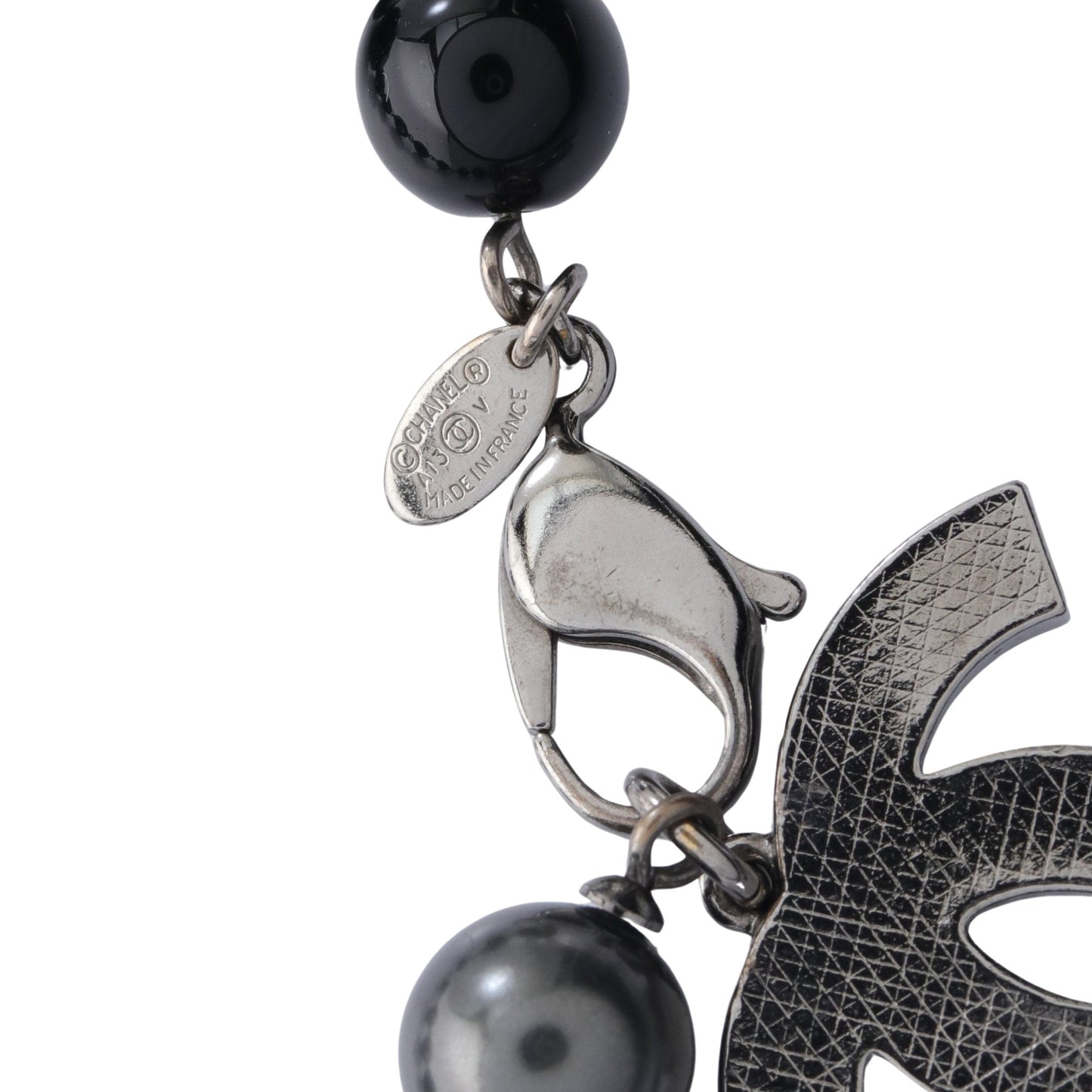 ココマーク ブレスレット シルバー ブラック A13V シャネル アクセサリー CHANEL