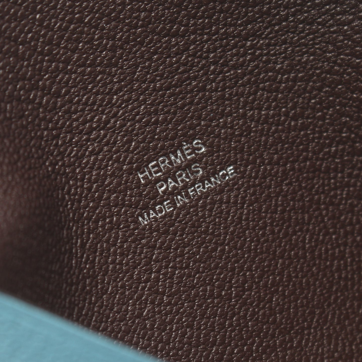 カルヴィヴェルソ ニューブルージーン コインケース シェーブル ブルー シルバー金具 W刻印 エルメス 財布・小物 HERMES