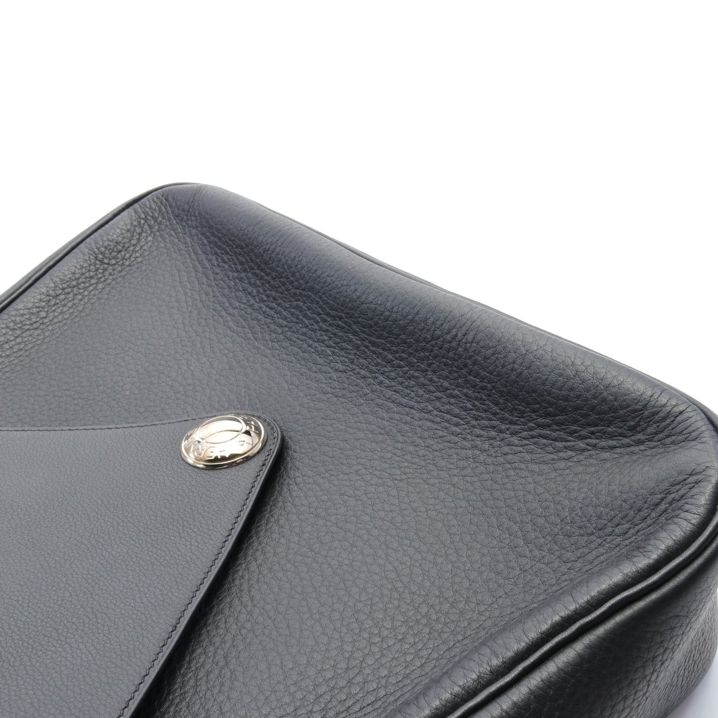 クリスティーヌ ショルダーバッグ トリヨンクレマンス ブラック シルバー金具 □A刻印 エルメス バッグ HERMES