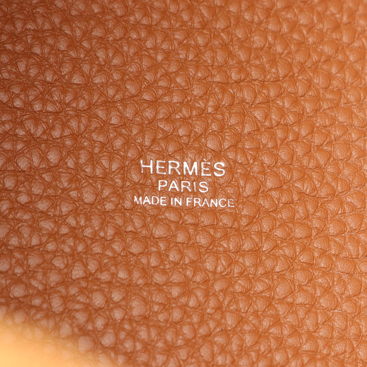 ピコタンロックPM ゴールド ハンドバッグ トリヨンクレマンス ライトブラウン シルバー金具 B刻印 エルメス バッグ HERMES