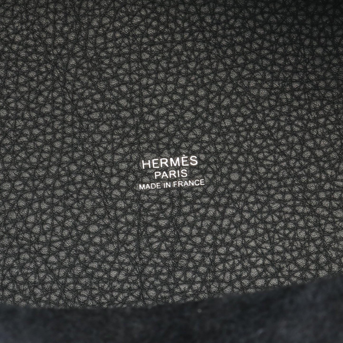ピコタンロックPM ハンドバッグ トリヨンクレマンス ブラック シルバー金具 W刻印 エルメス バッグ HERMES