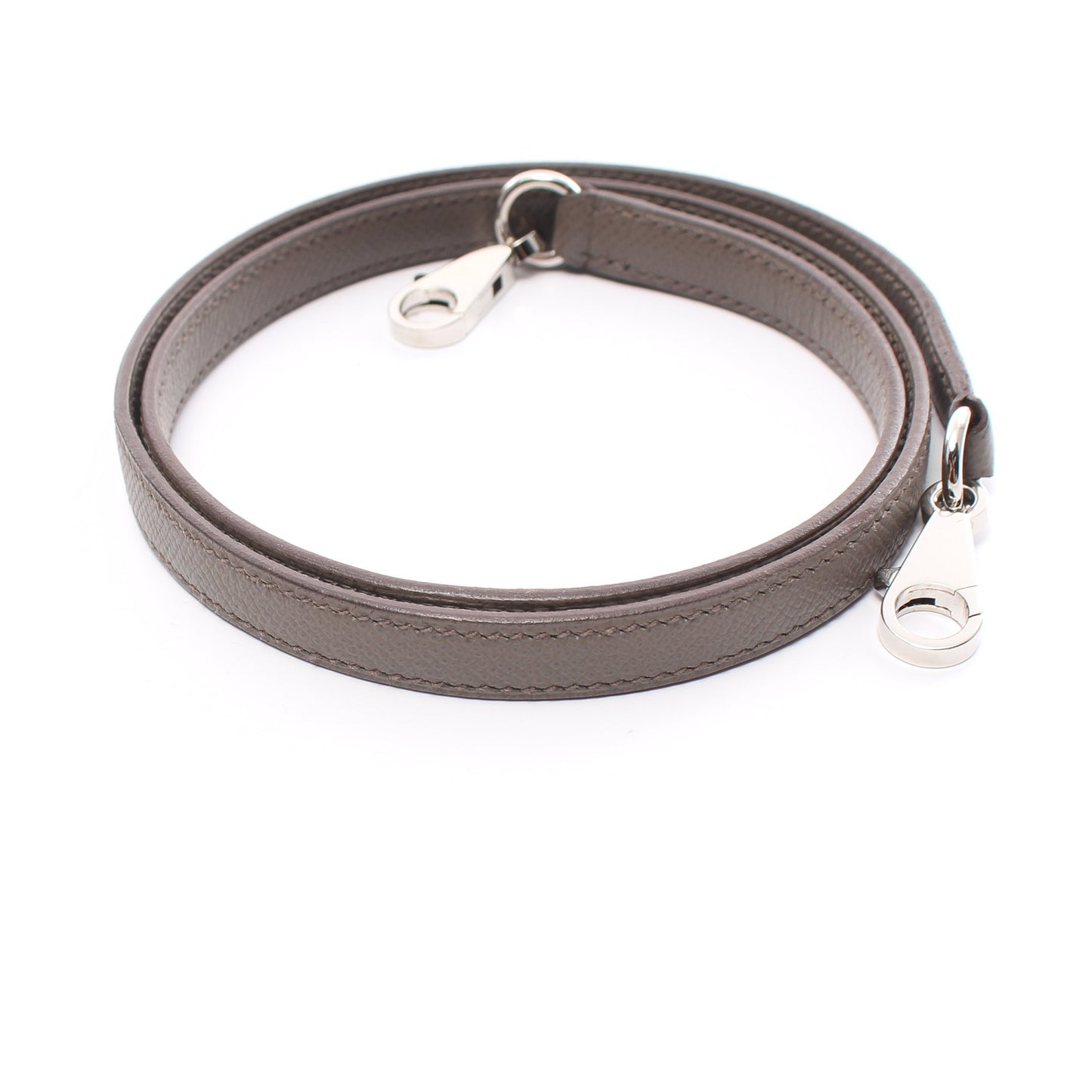 ボリード27 エタン ハンドバッグ ヴォーエプソン グレー シルバー金具 2WAY C刻印 エルメス バッグ HERMES