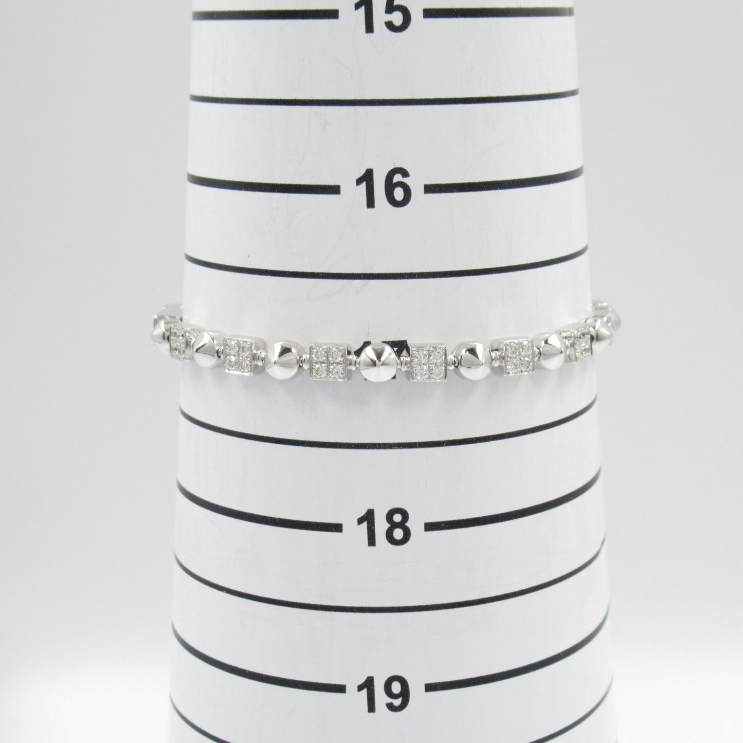 ルチア ブレスレット ブレスレット K18WG(ホワイトゴールド) ダイヤモンド クリア ブルガリ アクセサリー BVLGARI