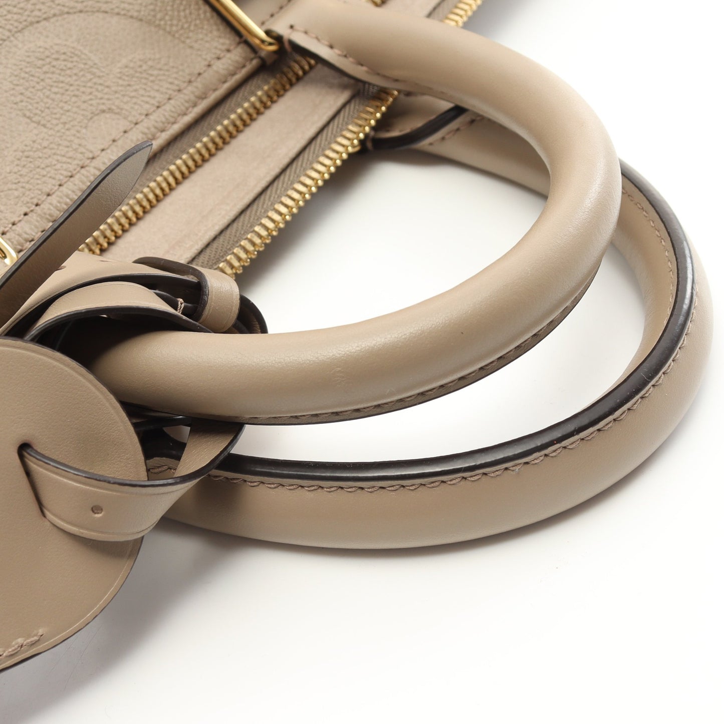 キーポル バンドリエール 45 モノグラムアンプラント トゥルトレール ボストンバッグ レザー グレーベージュ ルイヴィトン バッグ LOUIS VUITTON