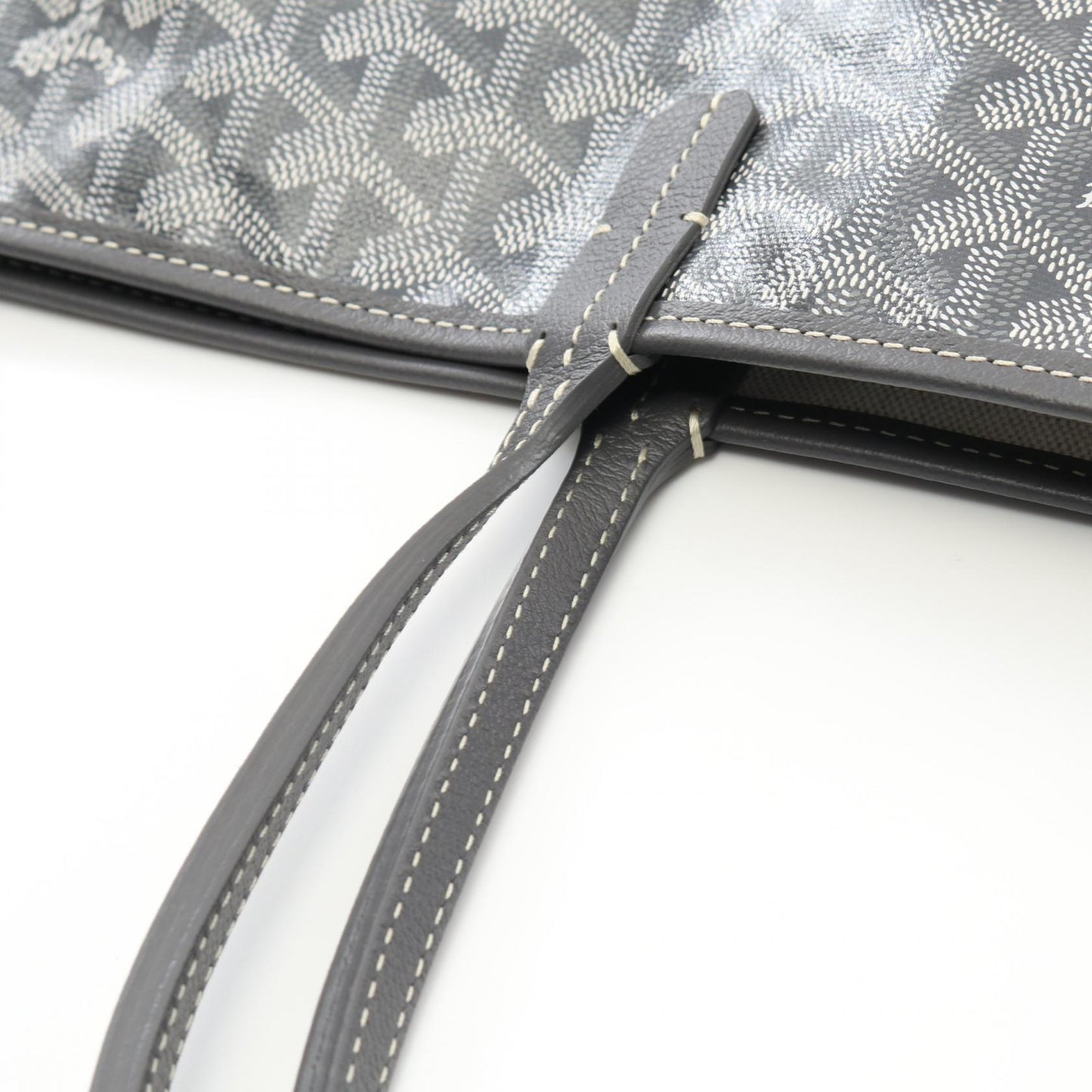 サンルイPM ハンドバッグ トートバッグ コーティングキャンバス レザー グレー マルチカラー ゴヤール バッグ GOYARD