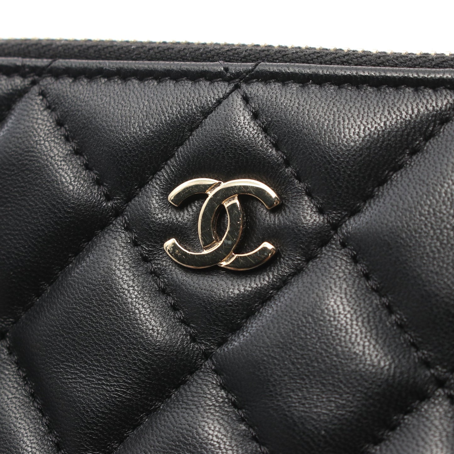 チェーンウォレット ラムスキン ブラック ゴールド金具 シャネル バッグ CHANEL
