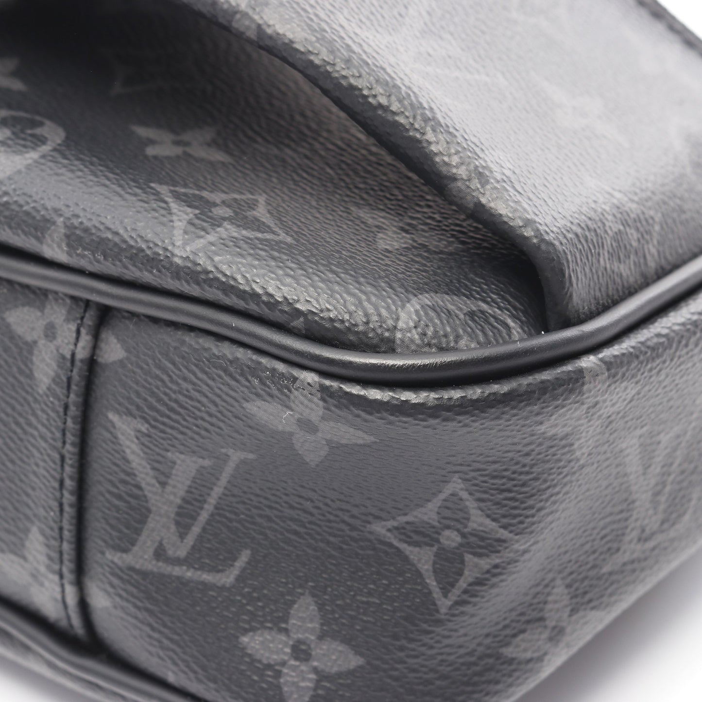 バムバッグ モノグラムエクリプス ボディバッグ ウエストバッグ PVC レザー ブラック ルイヴィトン バッグ LOUIS VUITTON