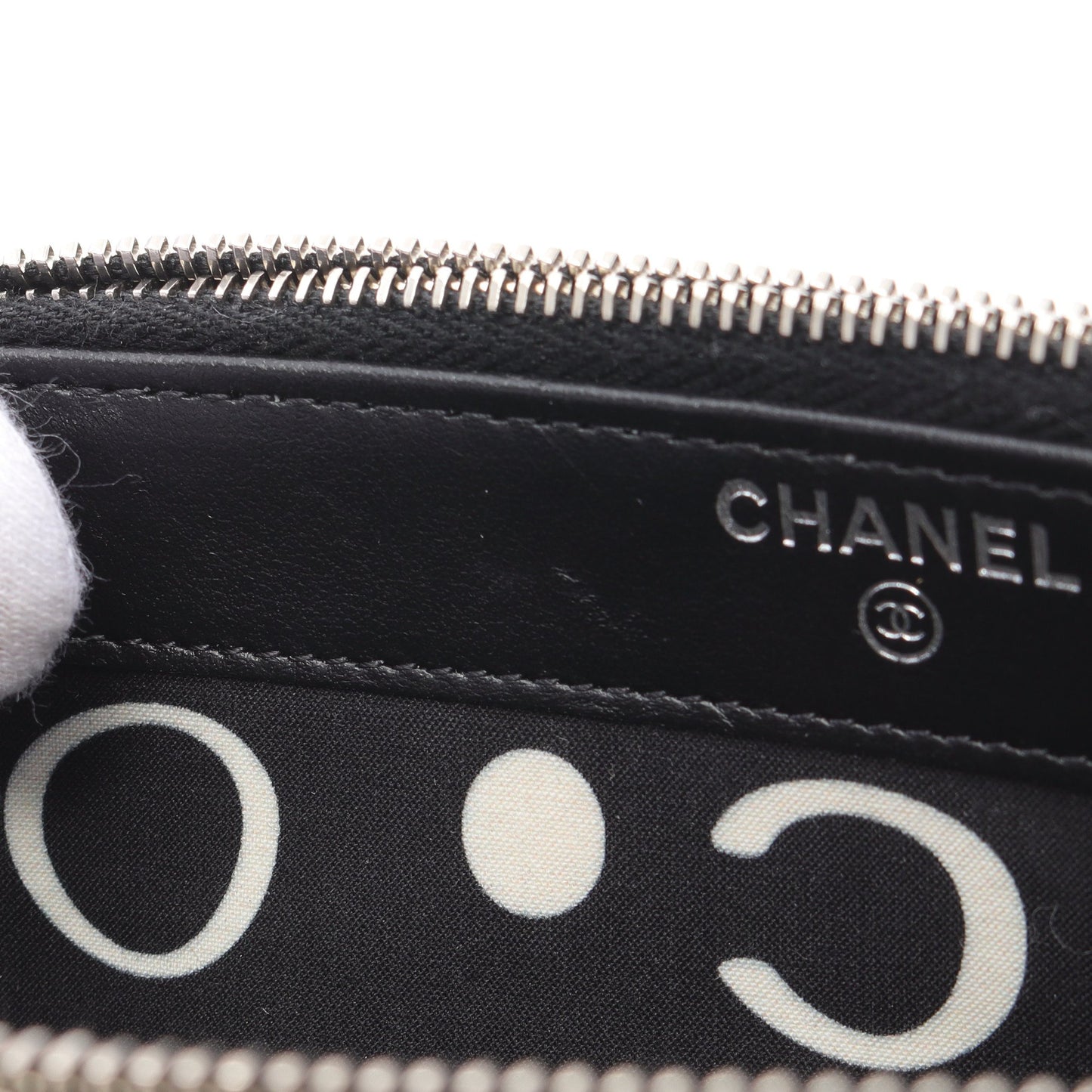マトラッセ チェーンウォレット キャビアスキン ブラック シルバー金具 シャネル バッグ CHANEL