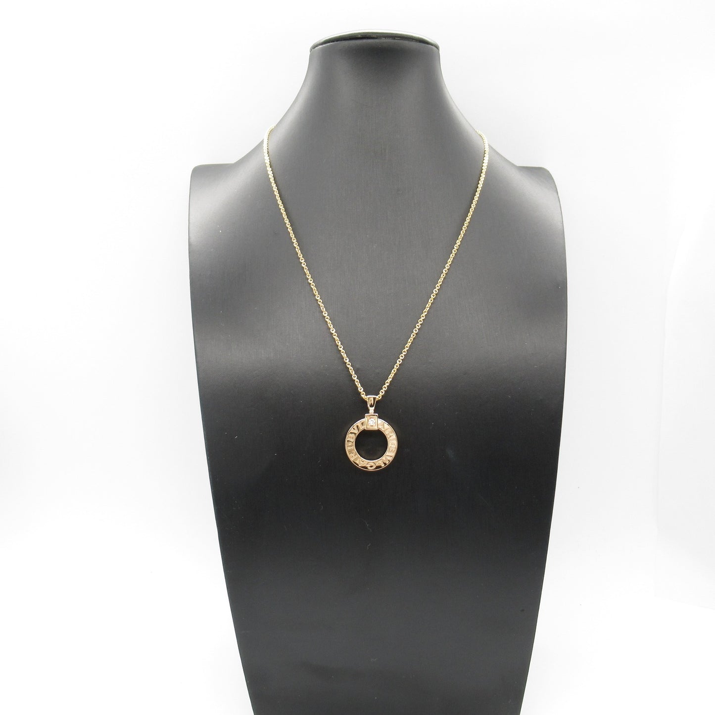 ブルガリブルガリ ネックレス 1PD ネックレス K18PG(ピンクゴールド) ダイヤモンド クリア ブルガリ アクセサリー BVLGARI