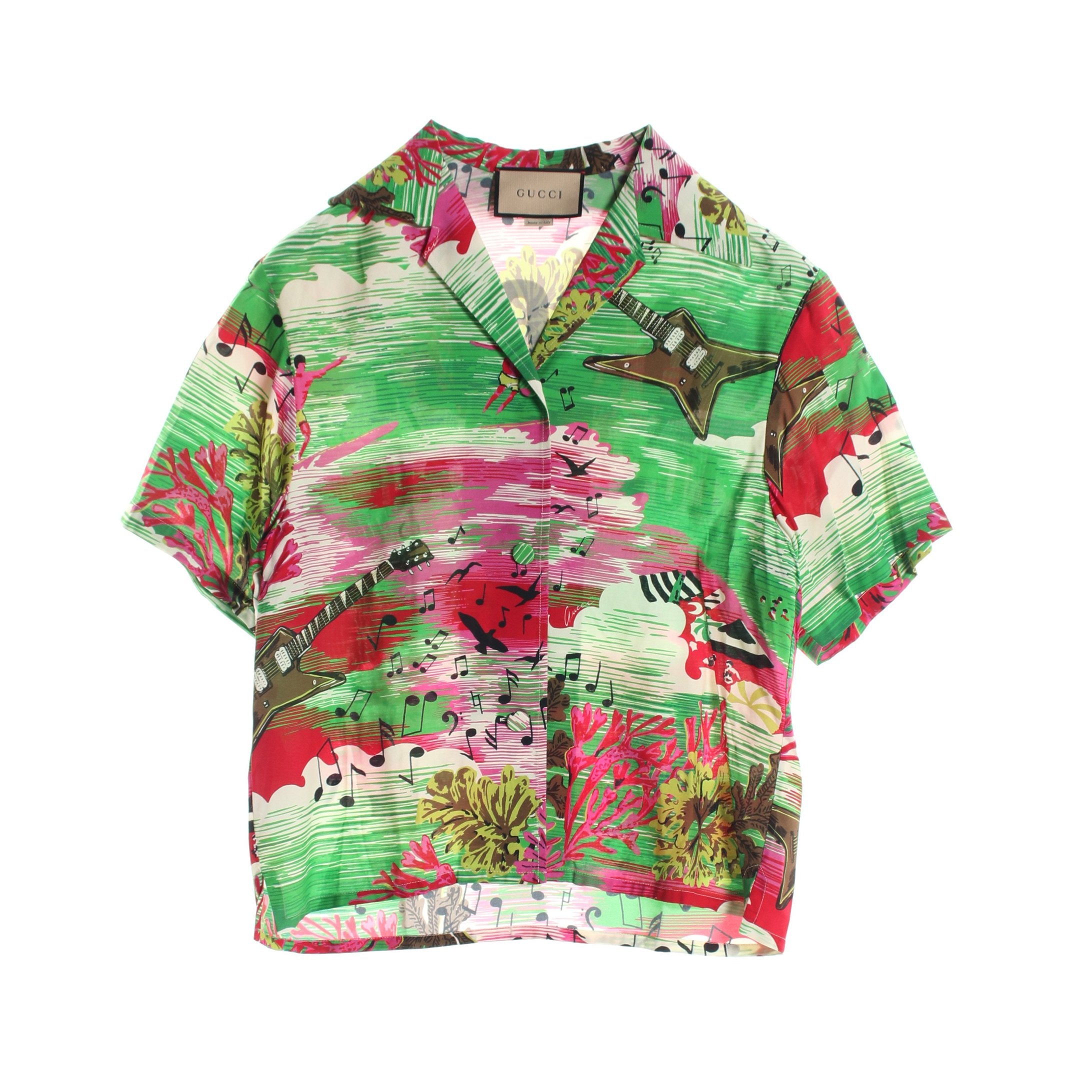 GUCCI グッチ その他トップス LOVE PARADE LOVE PARADE Tシャツ ハート コットン ブラック マルチカラー グッチ