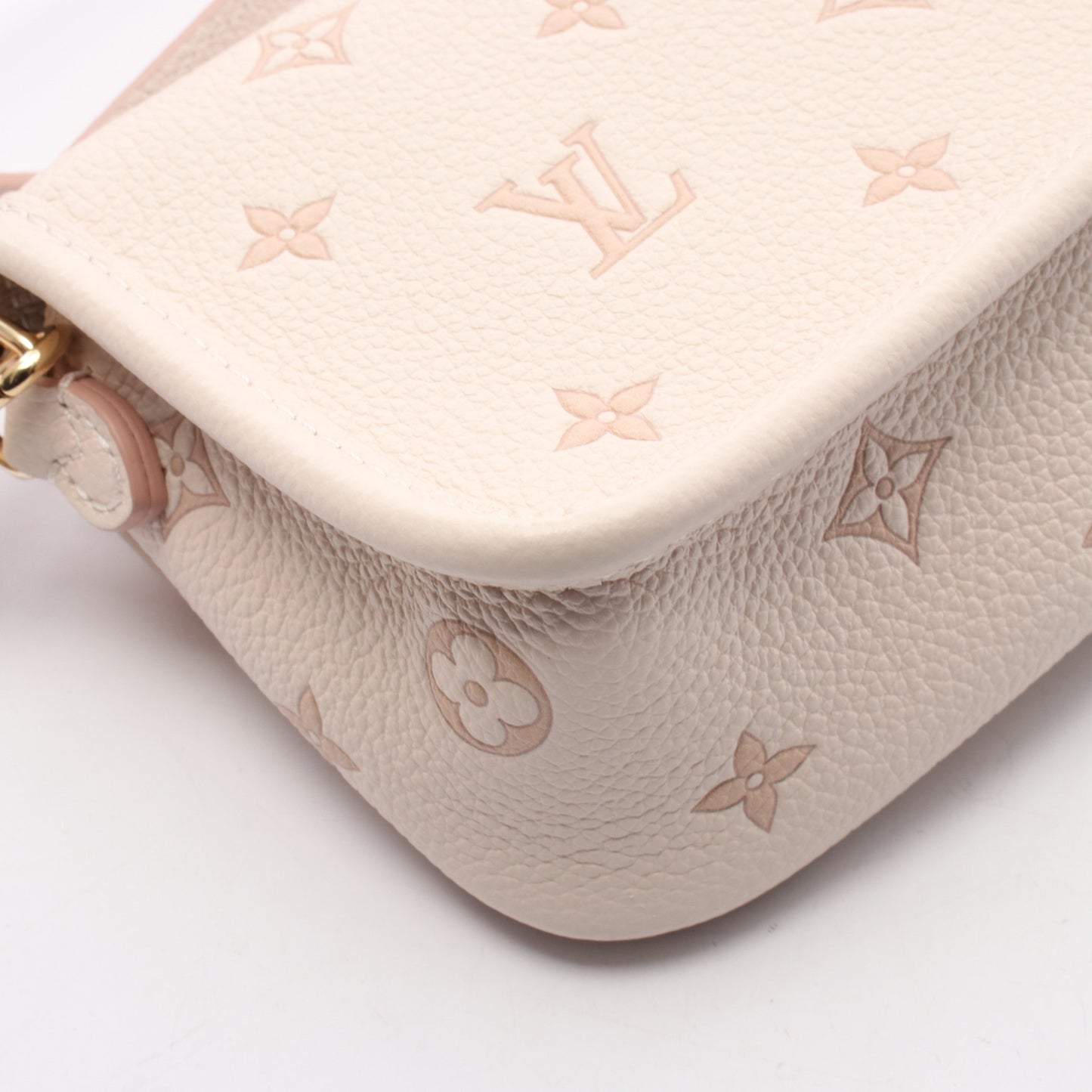 ナノ ディアヌ モノグラムアンプラント バイカラーエデン ハンドバッグ レザー ライトピンク 2WAY ルイヴィトン バッグ LOUIS VUITTON