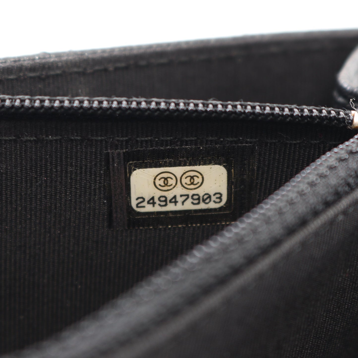 マトラッセ チェーンウォレット キャビアスキン ブラック シルバー金具 シャネル バッグ CHANEL