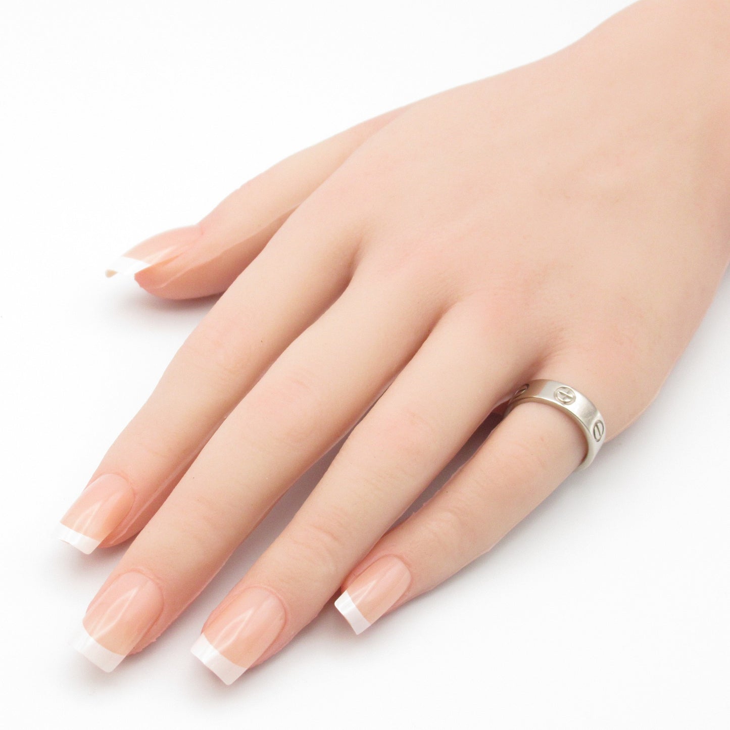 ラブリング リング 指輪 K18WG(ホワイトゴールド) シルバー カルティエ アクセサリー Cartier