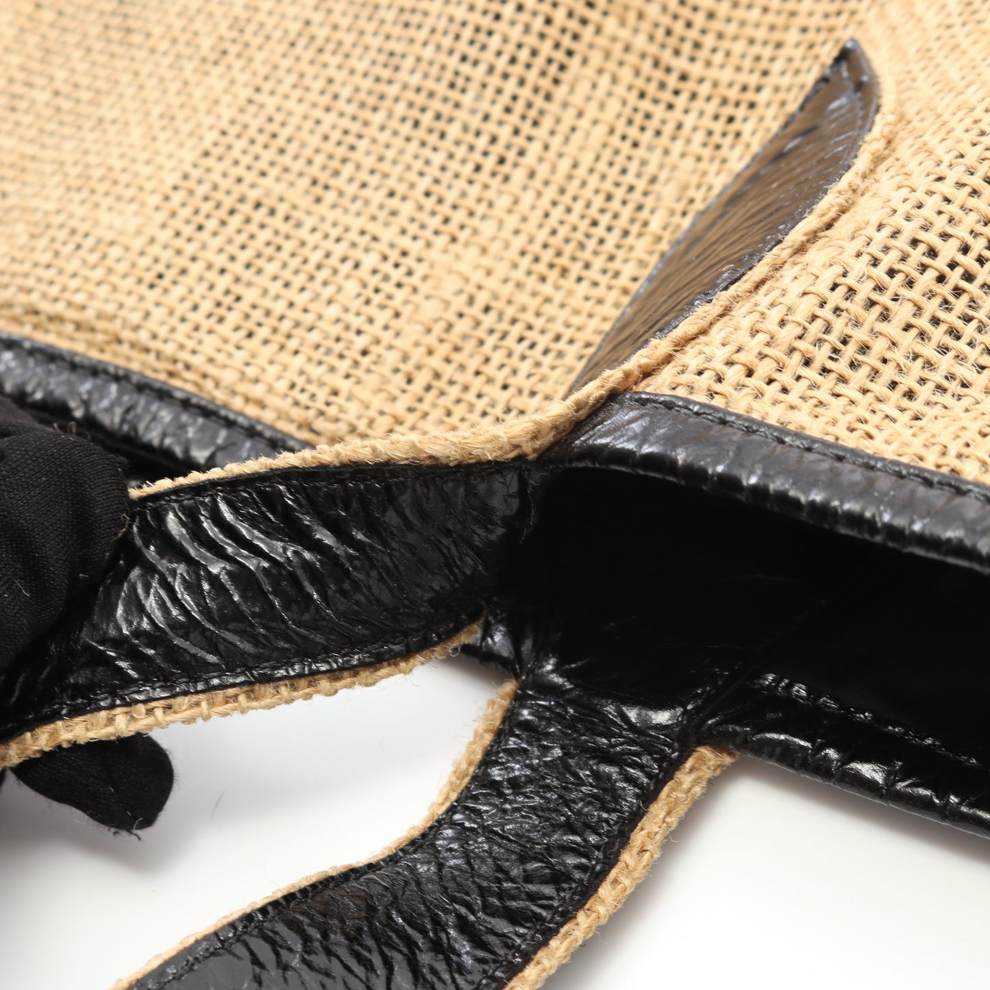 HORSESHOE BEACH BAG ショルダーバッグ トートバッグ ファブリック レザー ベージュ ブラック クロムハーツ バッグ Chrome Hearts
