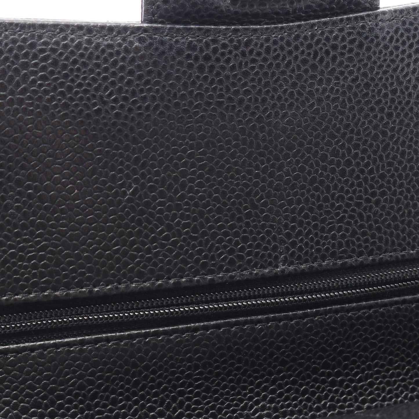 マトラッセ Wフラップ Wチェーンショルダーバッグ キャビアスキン ブラック シルバー金具 シャネル バッグ CHANEL