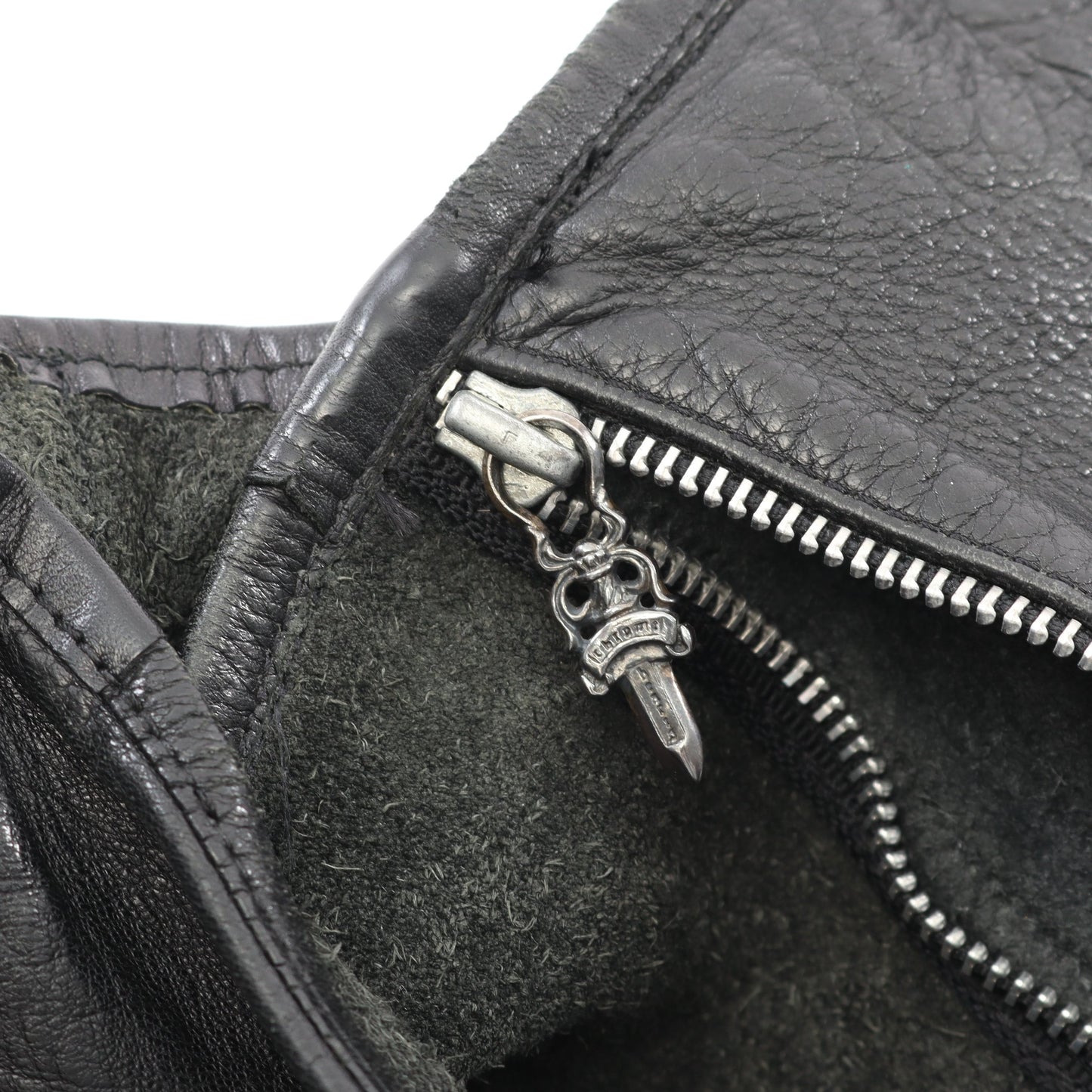 ショルダーバッグ レザー ブラック クロムハーツ バッグ Chrome Hearts