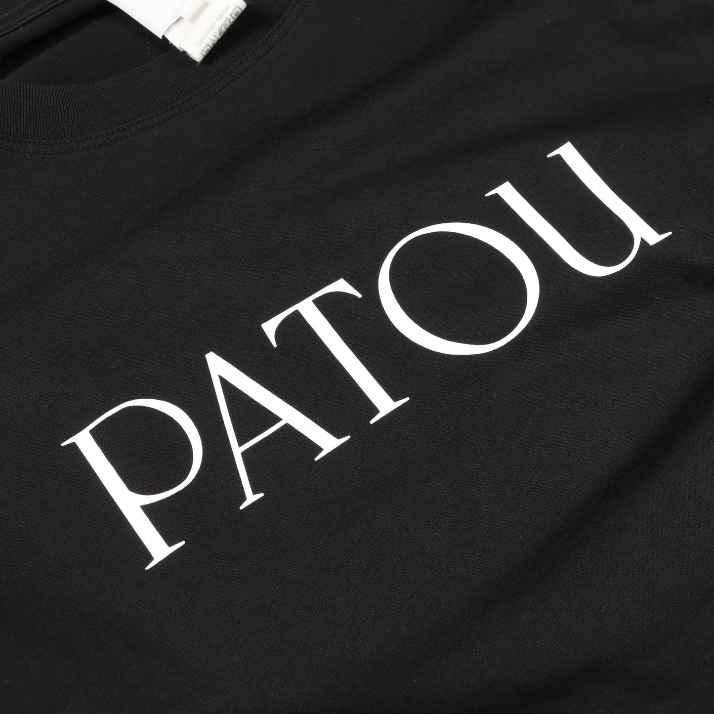 ロゴプリント Tシャツ カットソー コットン ブラック パトゥ トップス PATOU