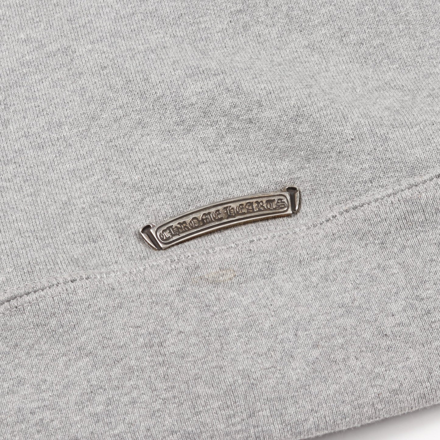 セメタリークロスパッチ ダガージップ ジップアップパーカー コットン グレー クロムハーツ トップス Chrome Hearts