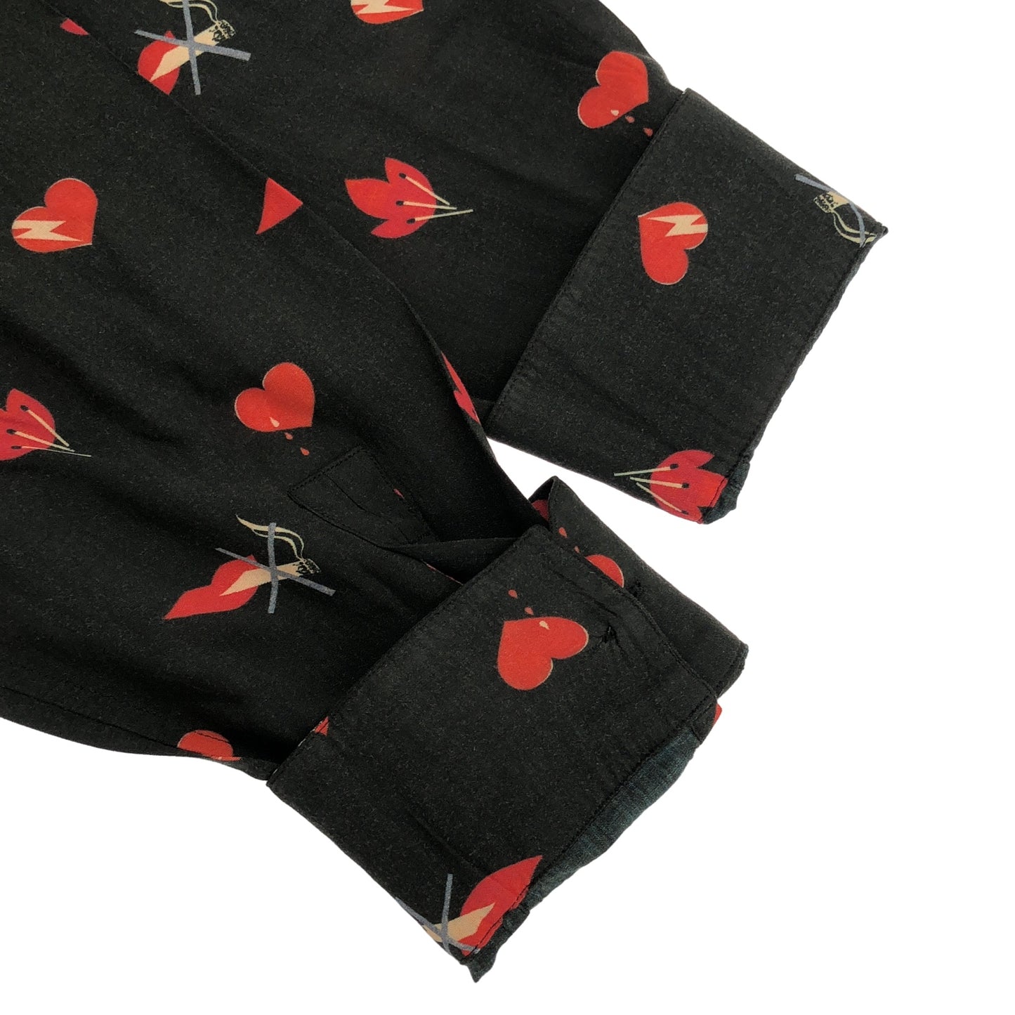 シャツ シャツ その他 ブラック サンローランパリ トップス SAINT LAURENT PARIS