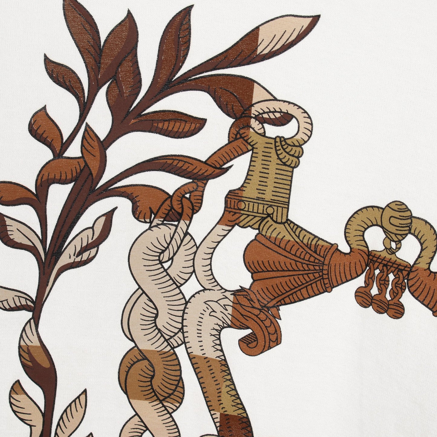 Della Cavalleria Tシャツ ワンピース コットン ホワイト エルメス ワンピース HERMES