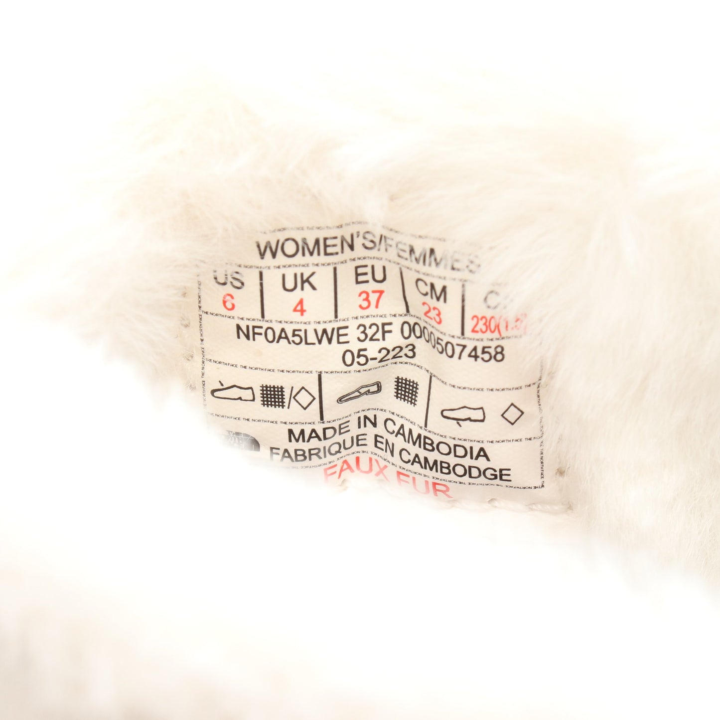 サーモボール プルオン スノー ブーツ ファブリック ホワイト ザノースフェイス シューズ THE NORTH FACE