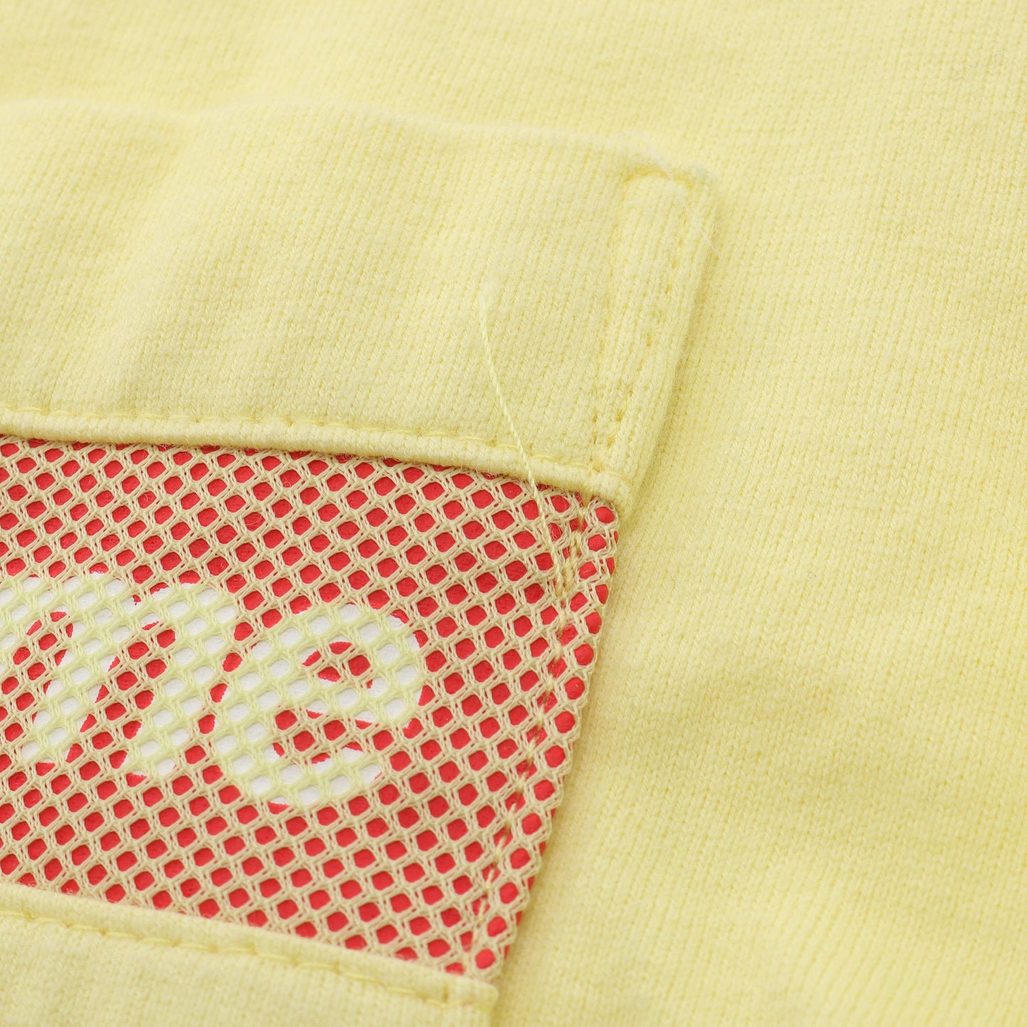 Mesh Stripe Pocket Tee Tシャツ コットン ライトイエロー 19SS シュプリーム トップス Supreme