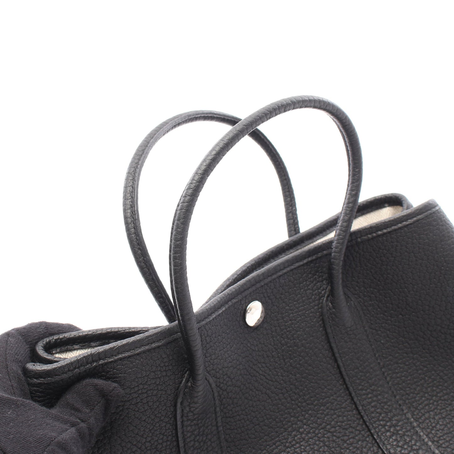 ガーデンパーティTPM ハンドバッグ トートバッグ ネゴンダ ブラック シルバー金具 T刻印 エルメス バッグ HERMES