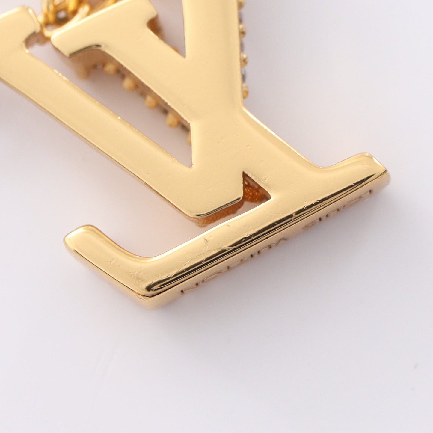 コリエ LV アイコニック ネックレス GP ラインストーン ゴールド クリア ルイヴィトン アクセサリー LOUIS VUITTON